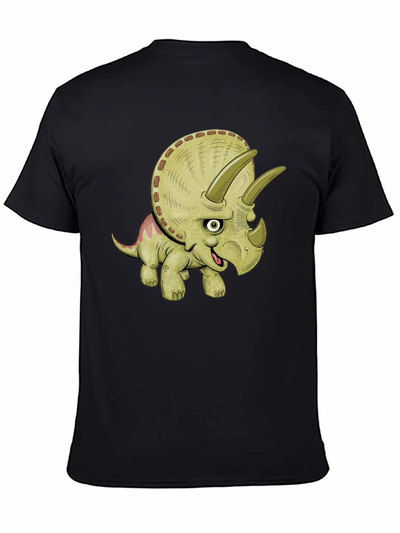 Triceratops Dinosaur Graphic T-Shirt