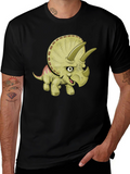 Triceratops Dinosaur Graphic T-Shirt