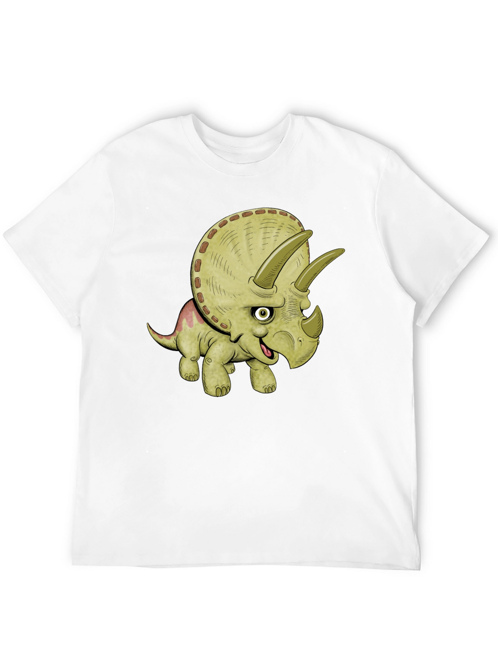 Triceratops Dinosaur Graphic T-Shirt