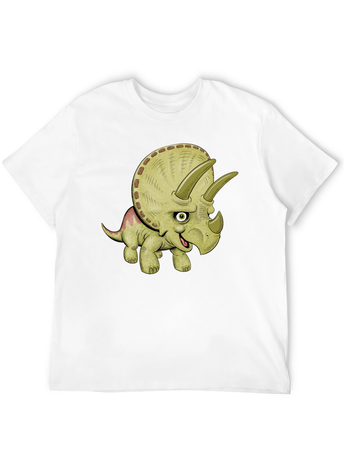 Triceratops Dinosaur Graphic T-Shirt