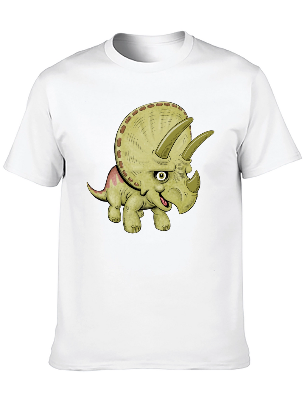 Triceratops Dinosaur Graphic T-Shirt