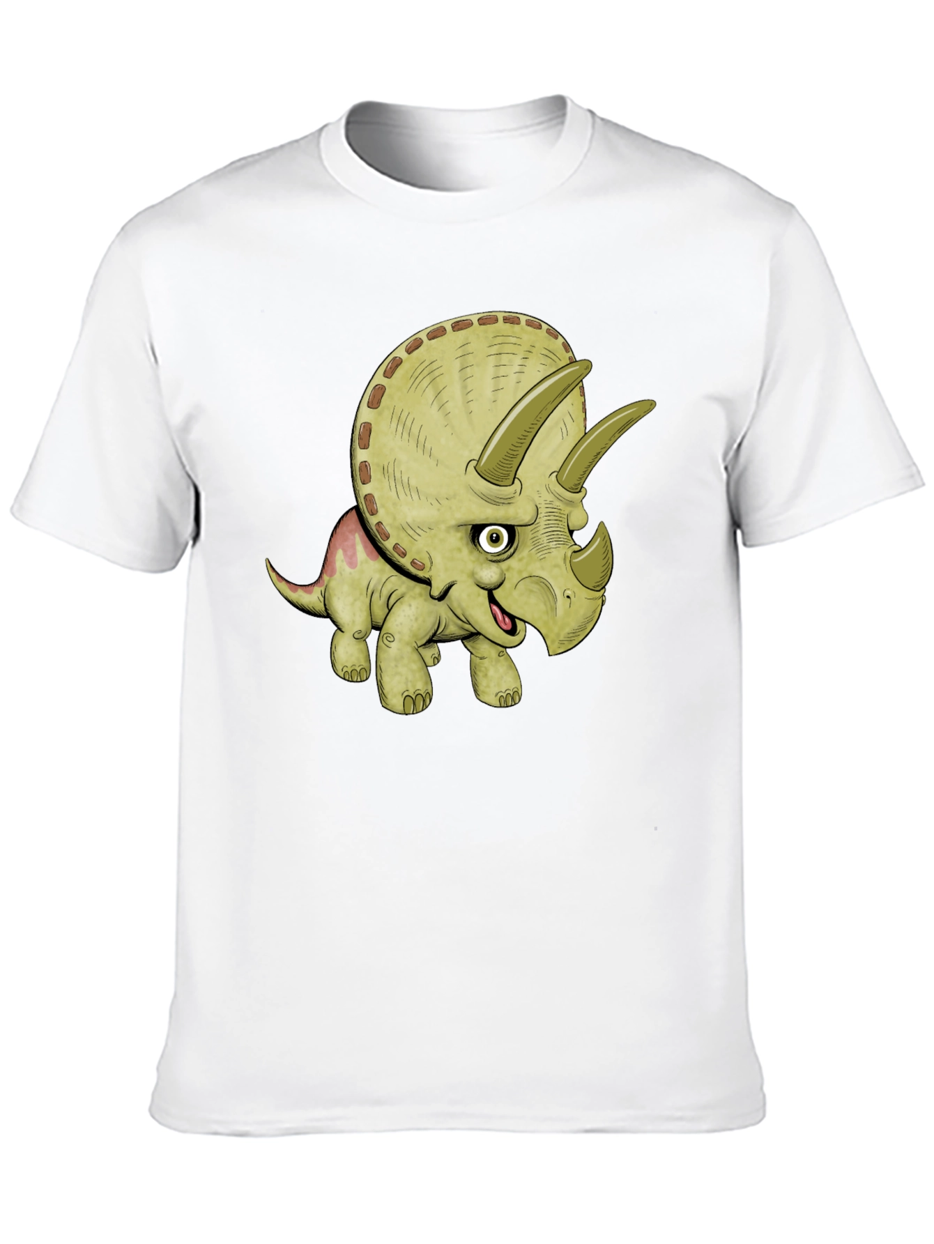 Triceratops Dinosaur Graphic T-Shirt