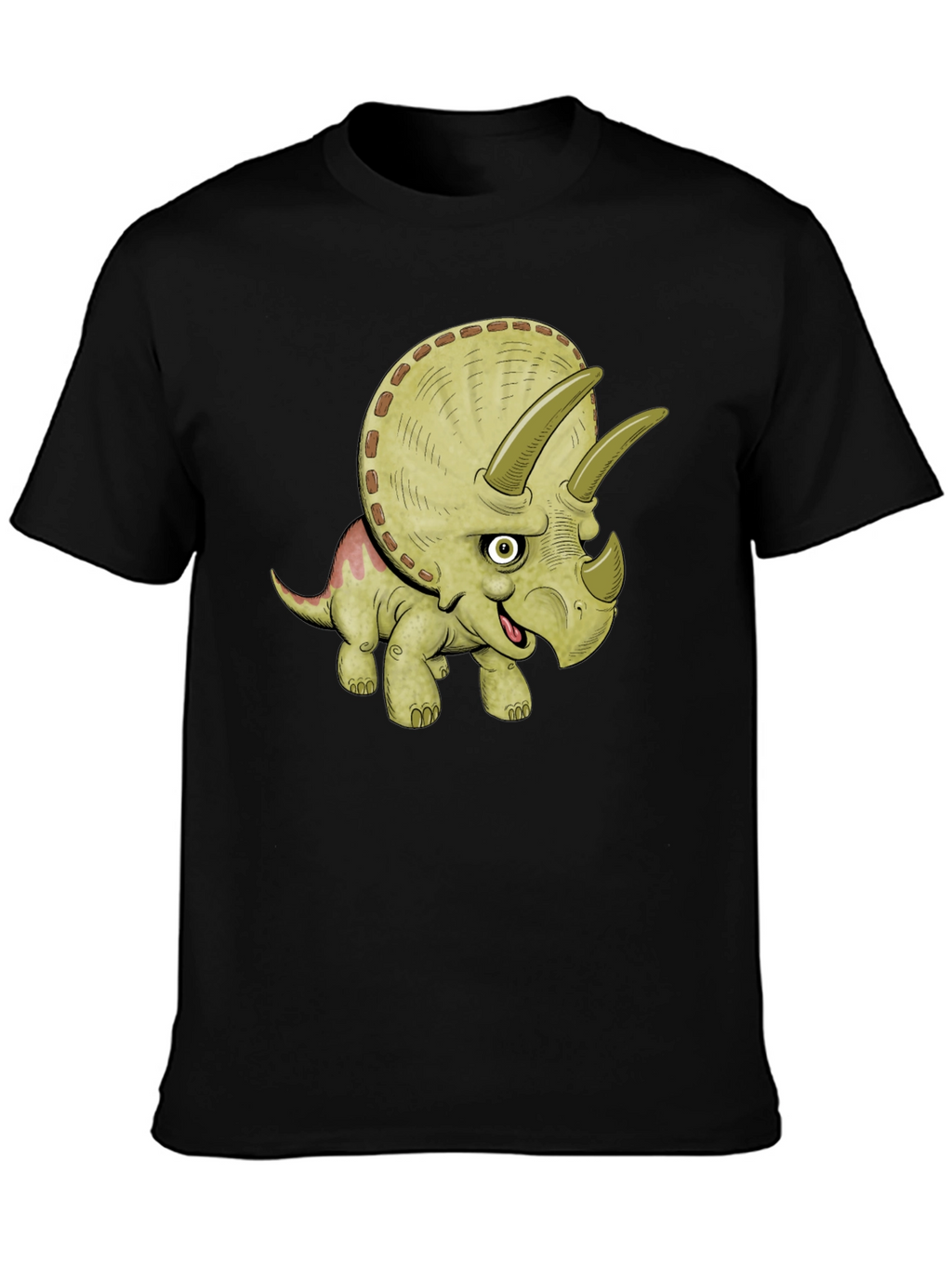 Triceratops Dinosaur Graphic T-Shirt