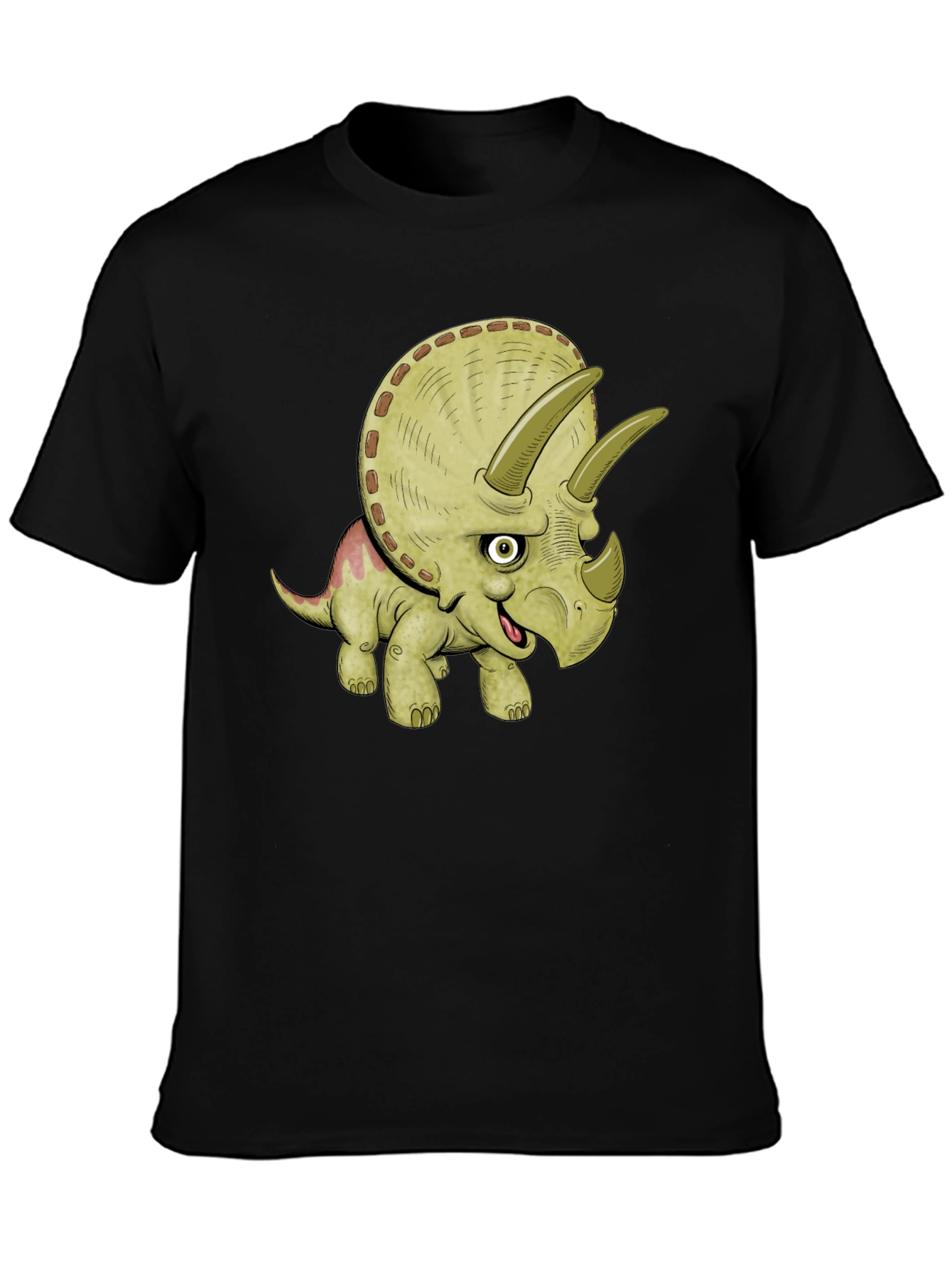 Triceratops Dinosaur Graphic T-Shirt