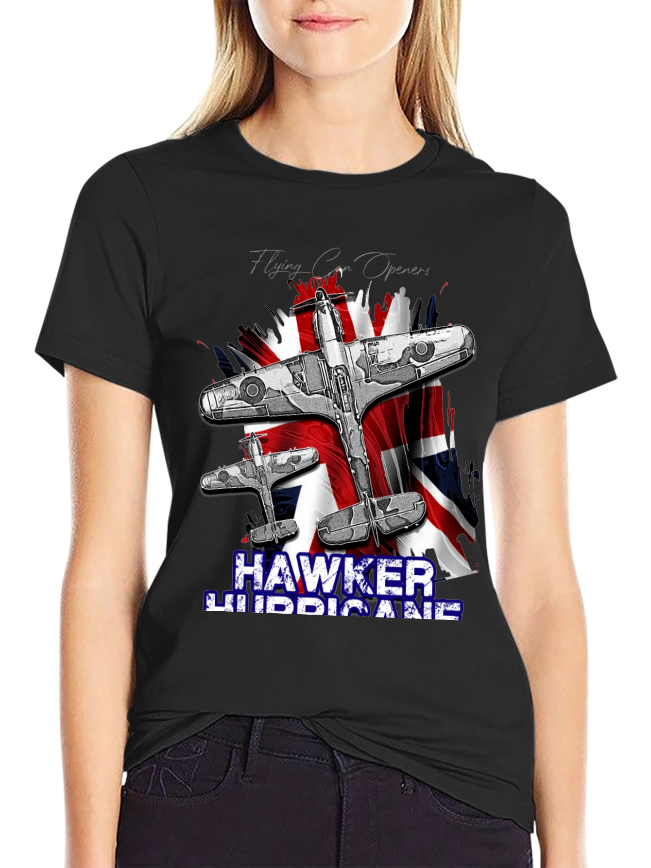 Hawker Hurricane T-Shirt - Vintage Airplane Design