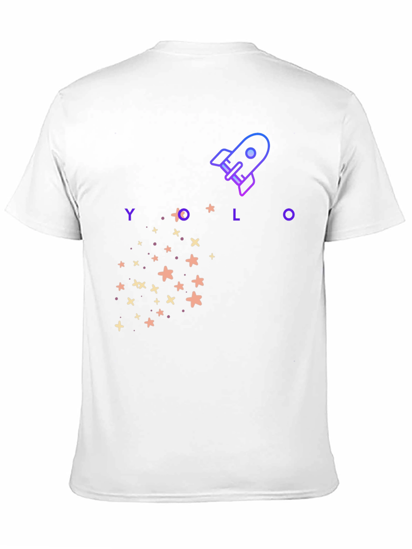 YOLO Rocket Graphic T-Shirt - Trendy Design
