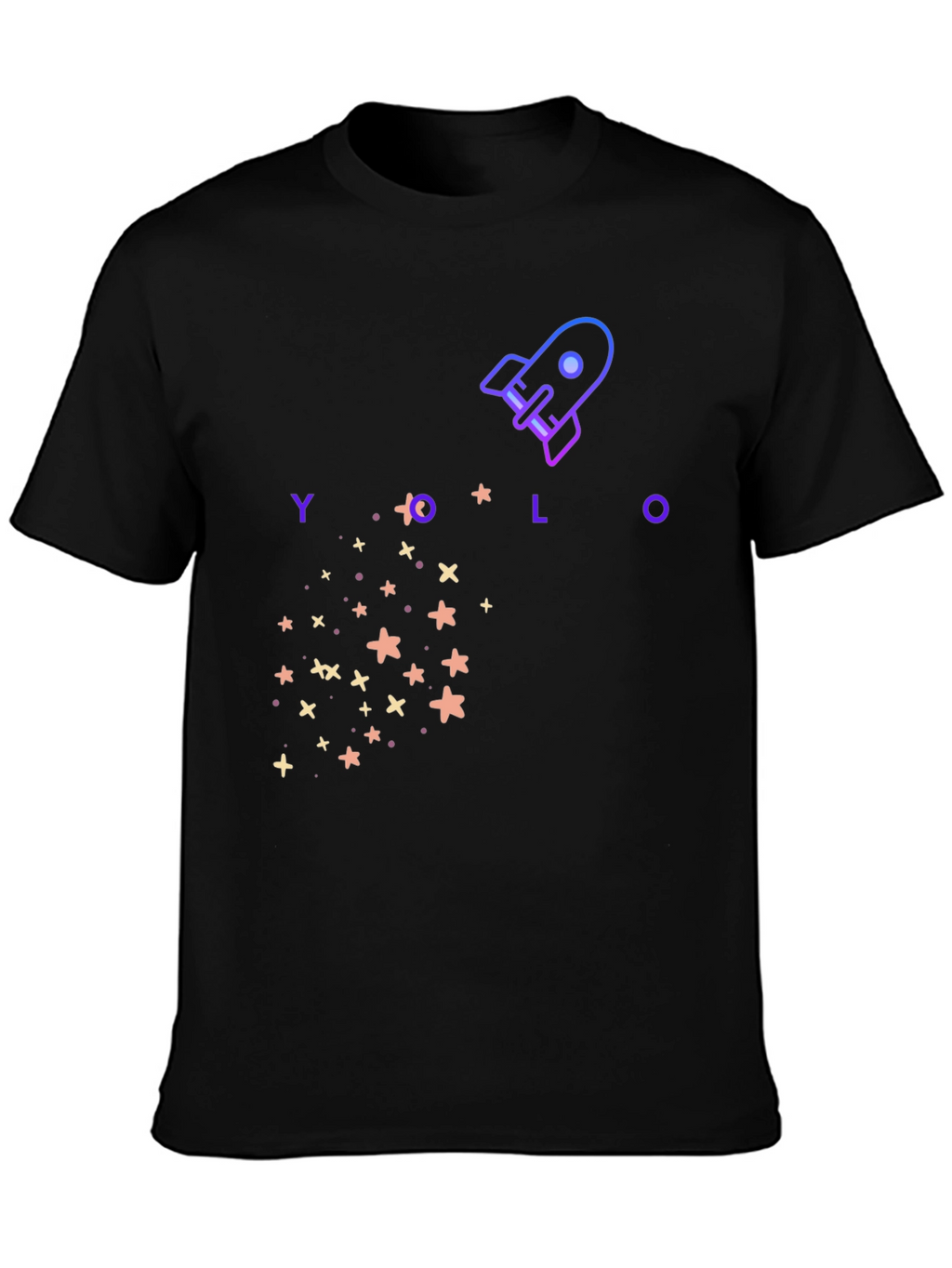 YOLO Rocket Graphic T-Shirt - Trendy Design