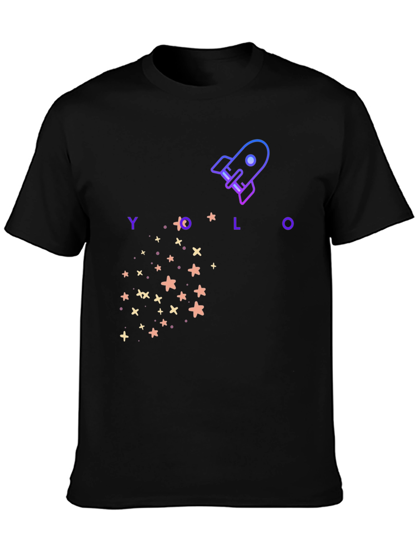 YOLO Rocket Graphic T-Shirt - Trendy Design