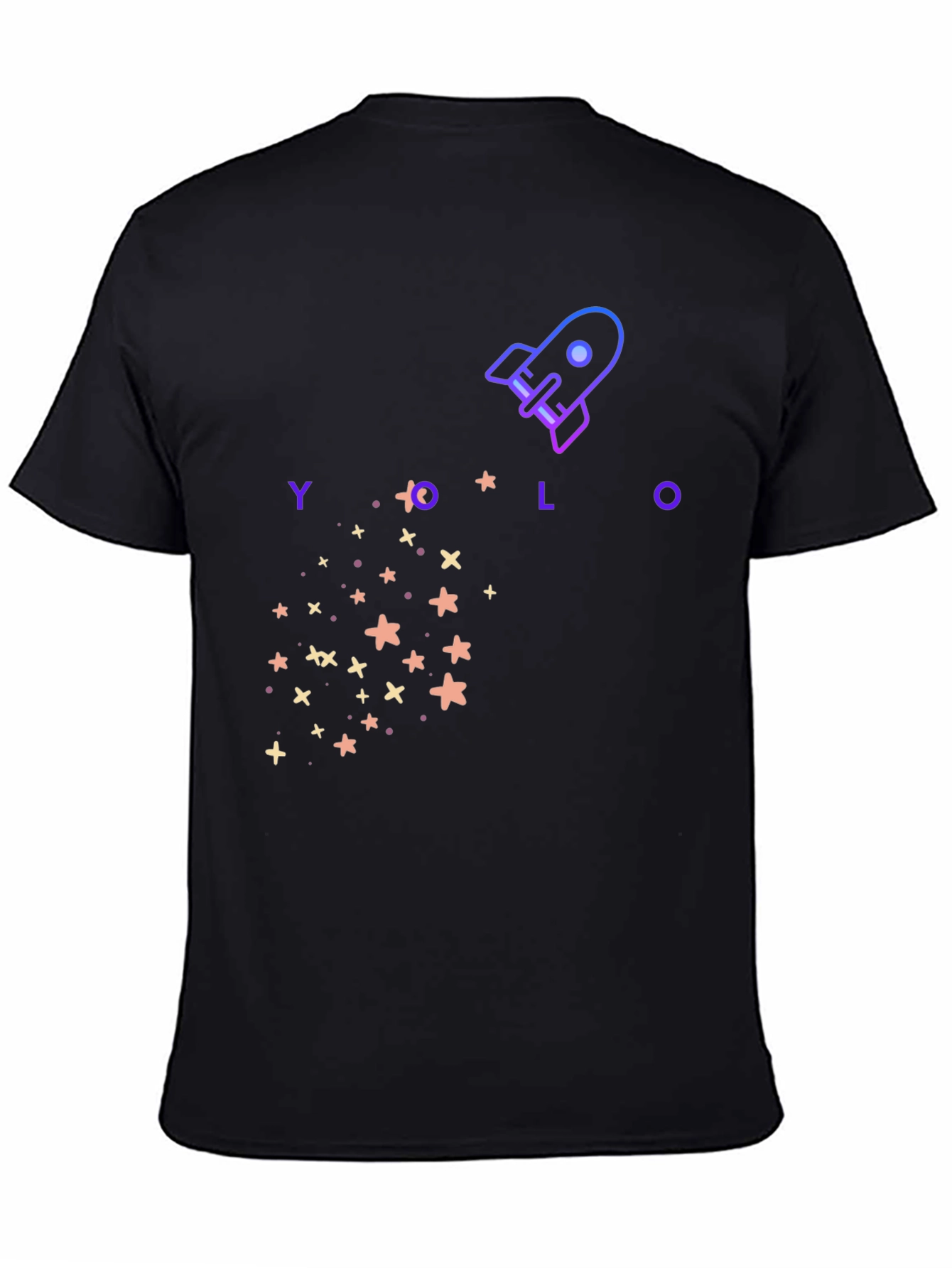 YOLO Rocket Graphic T-Shirt - Trendy Design