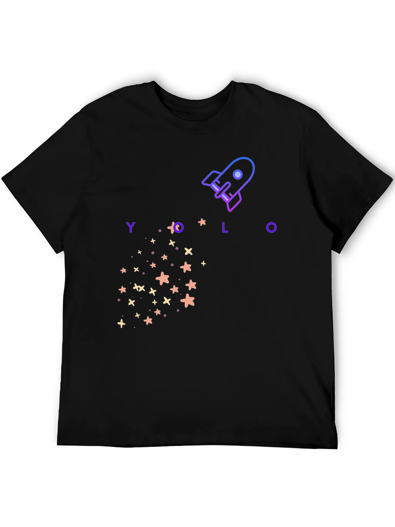 YOLO Rocket Graphic T-Shirt - Trendy Design