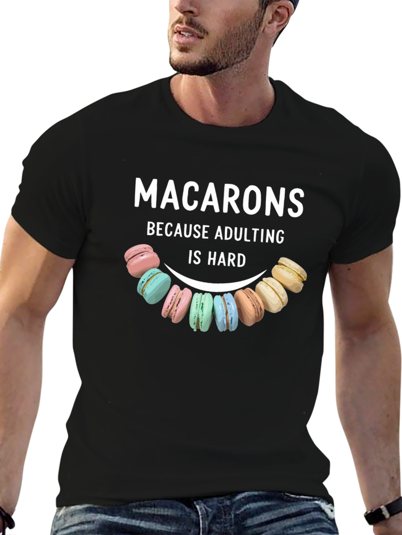 Macarons Adulting Hard T-Shirt