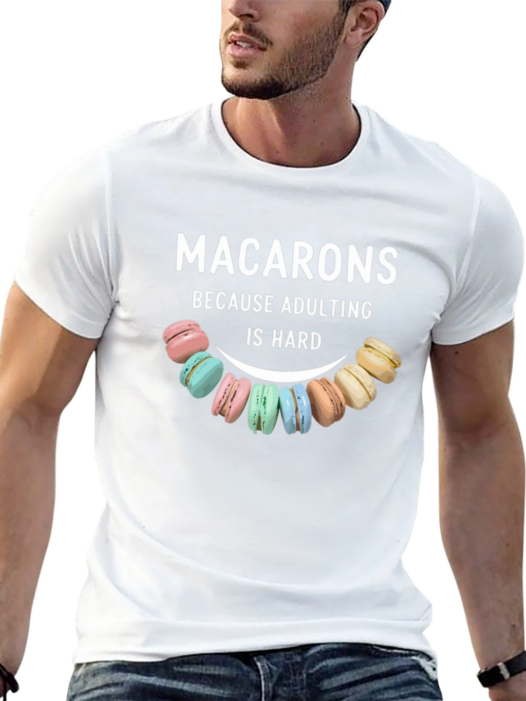 Macarons Adulting Hard T-Shirt