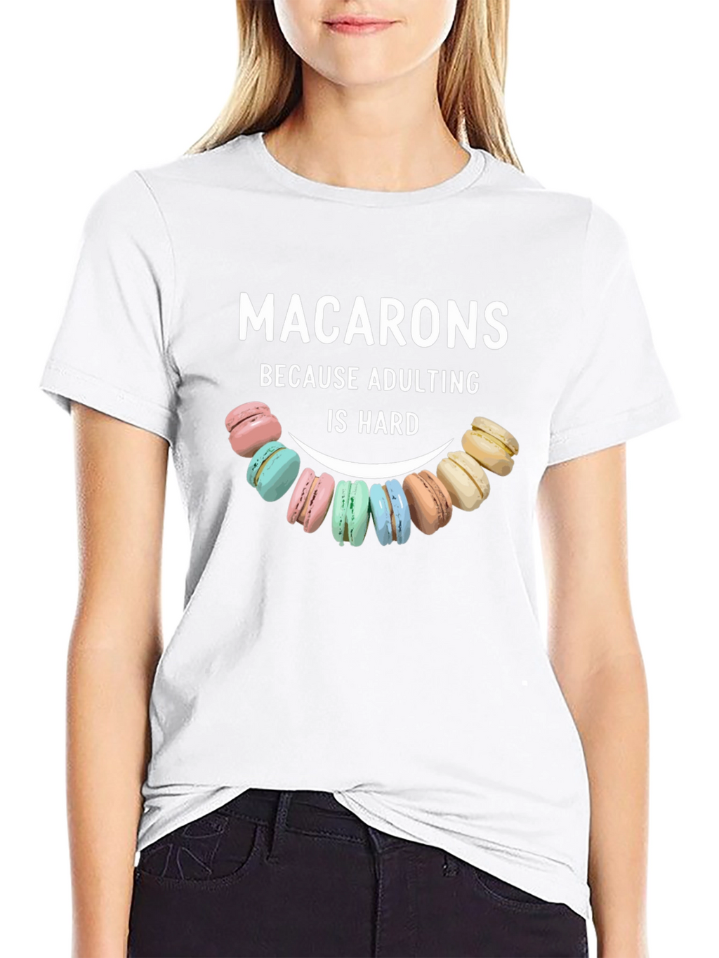 Macarons Adulting Hard T-Shirt