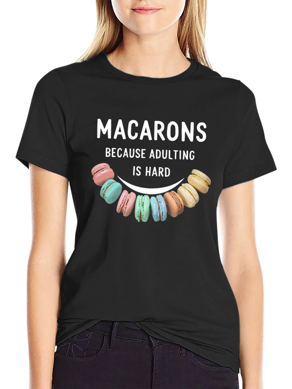 Macarons Adulting Hard T-Shirt
