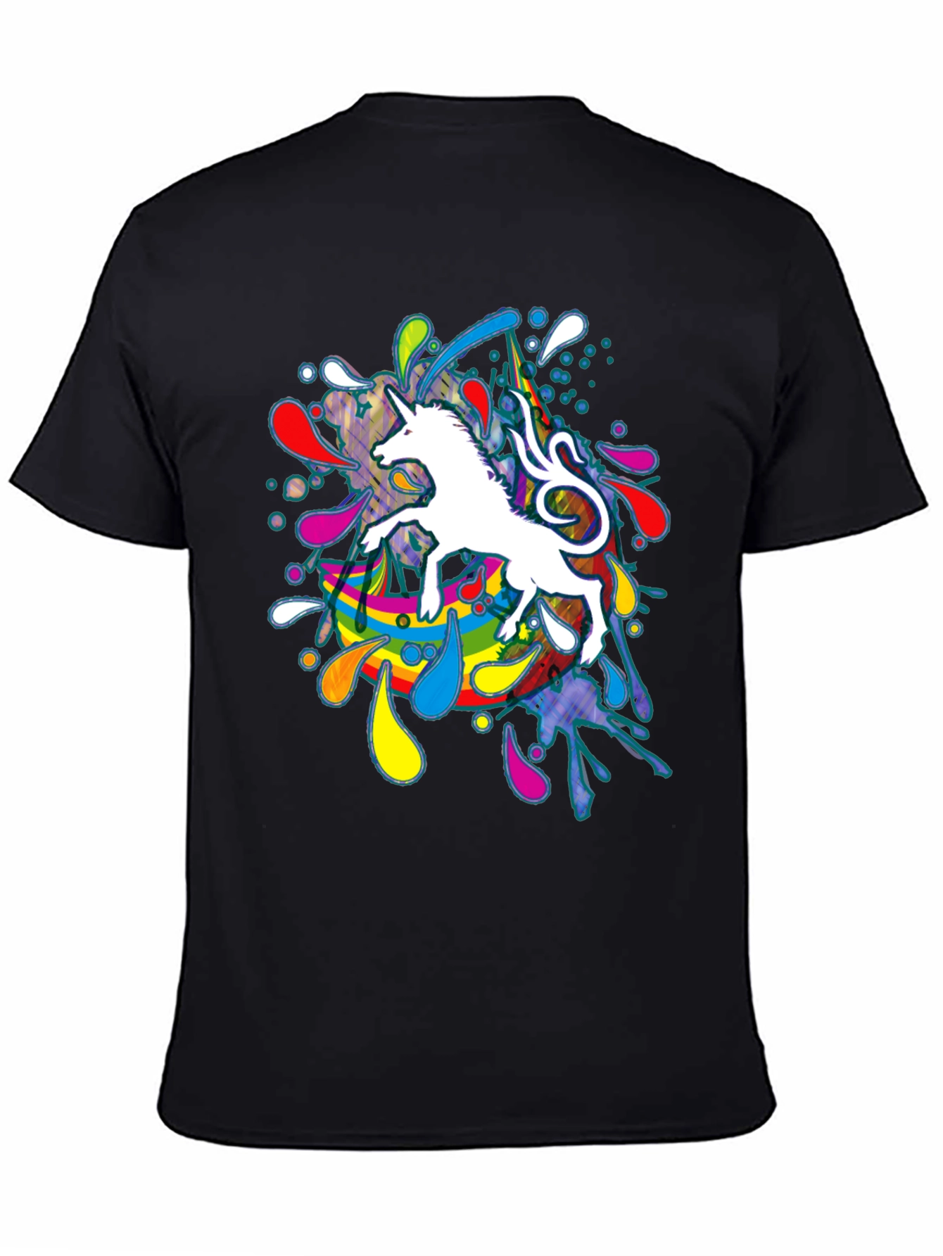 Unicorn Splash T-Shirt - Mens Graphic Tee
