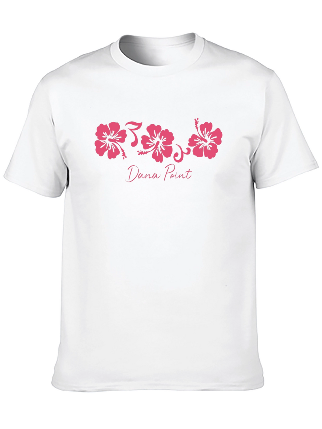Dana Point Hibiscus Flower T-Shirt