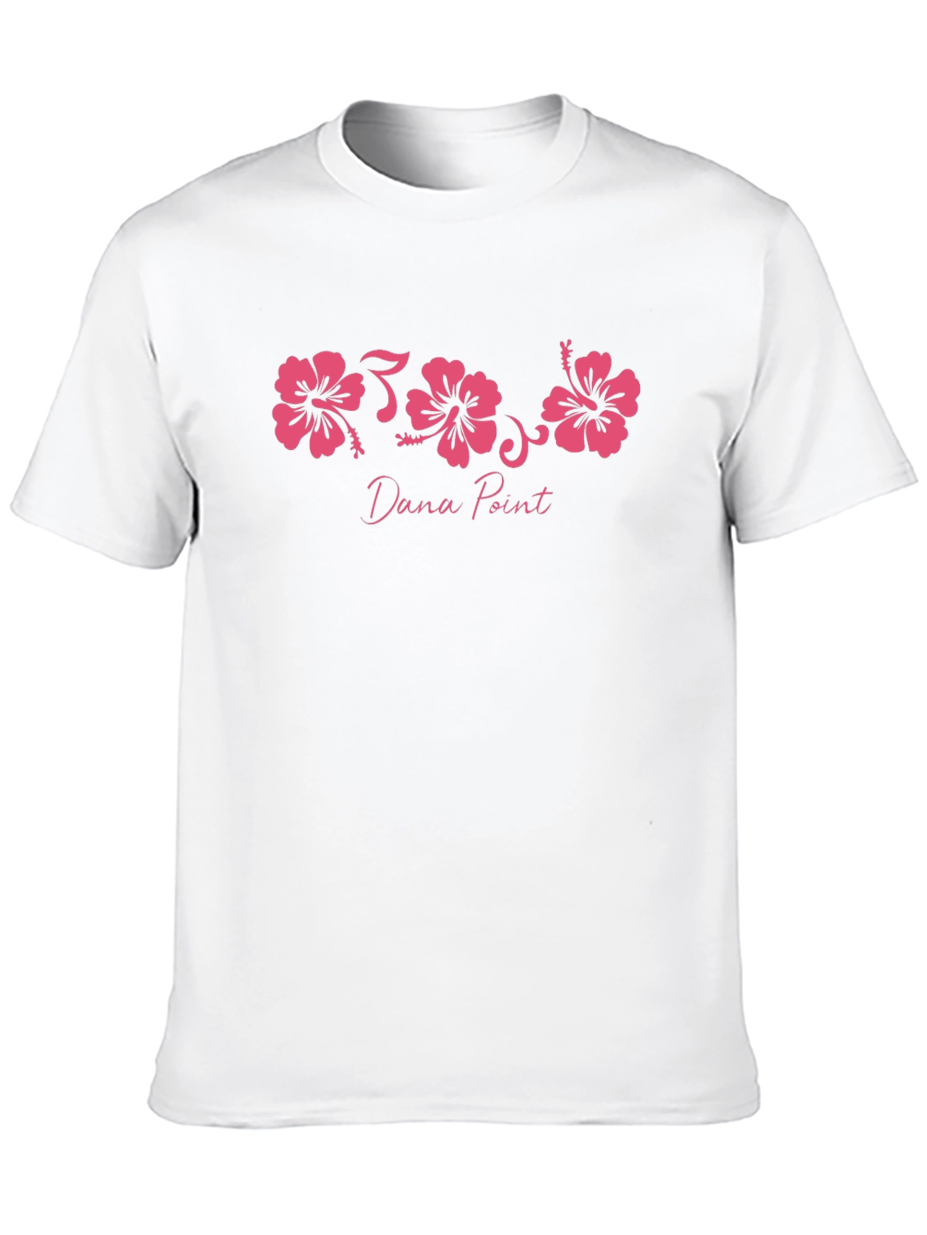 Dana Point Hibiscus Flower T-Shirt
