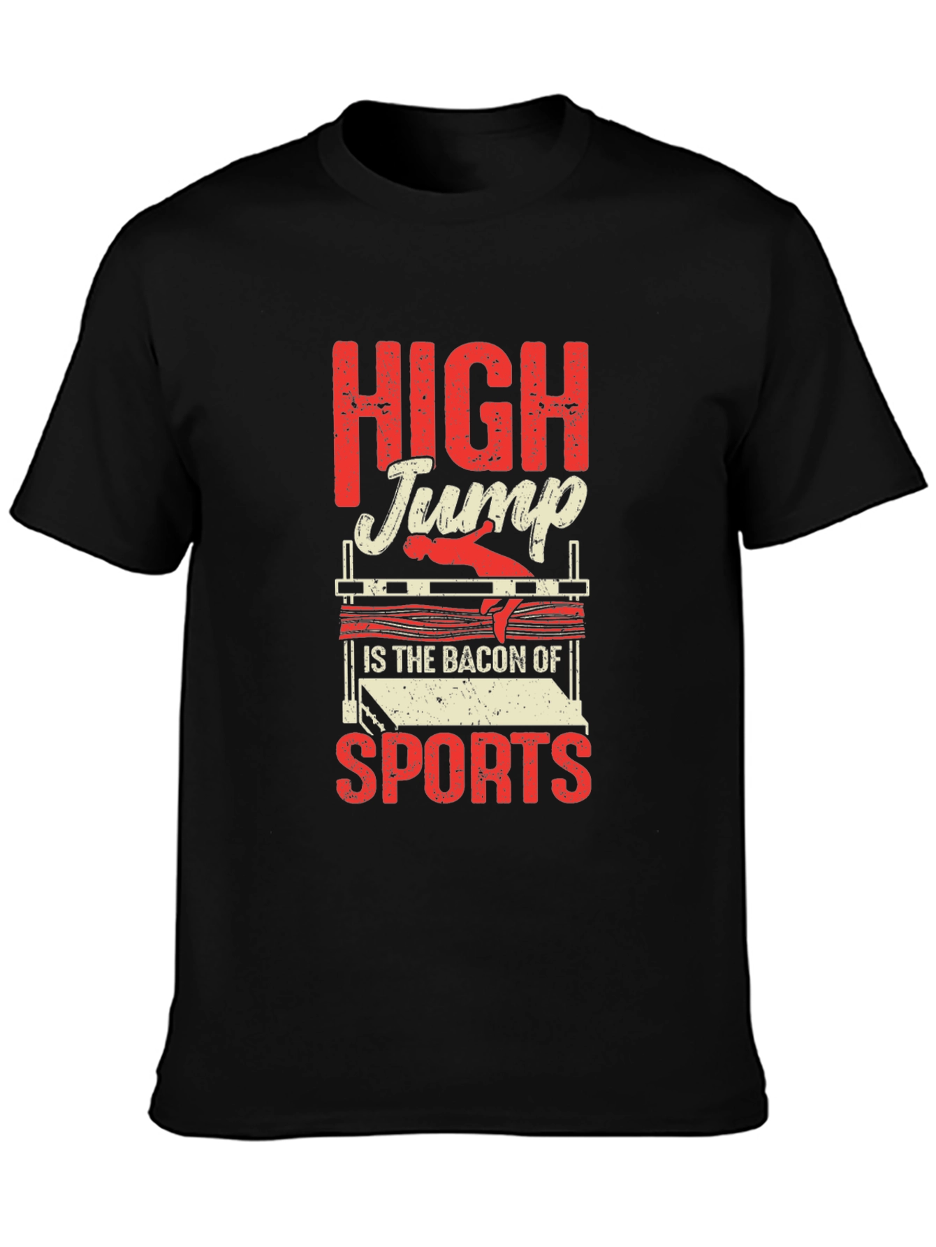 High Jump Bacon of Sports Graphic T-Shirt