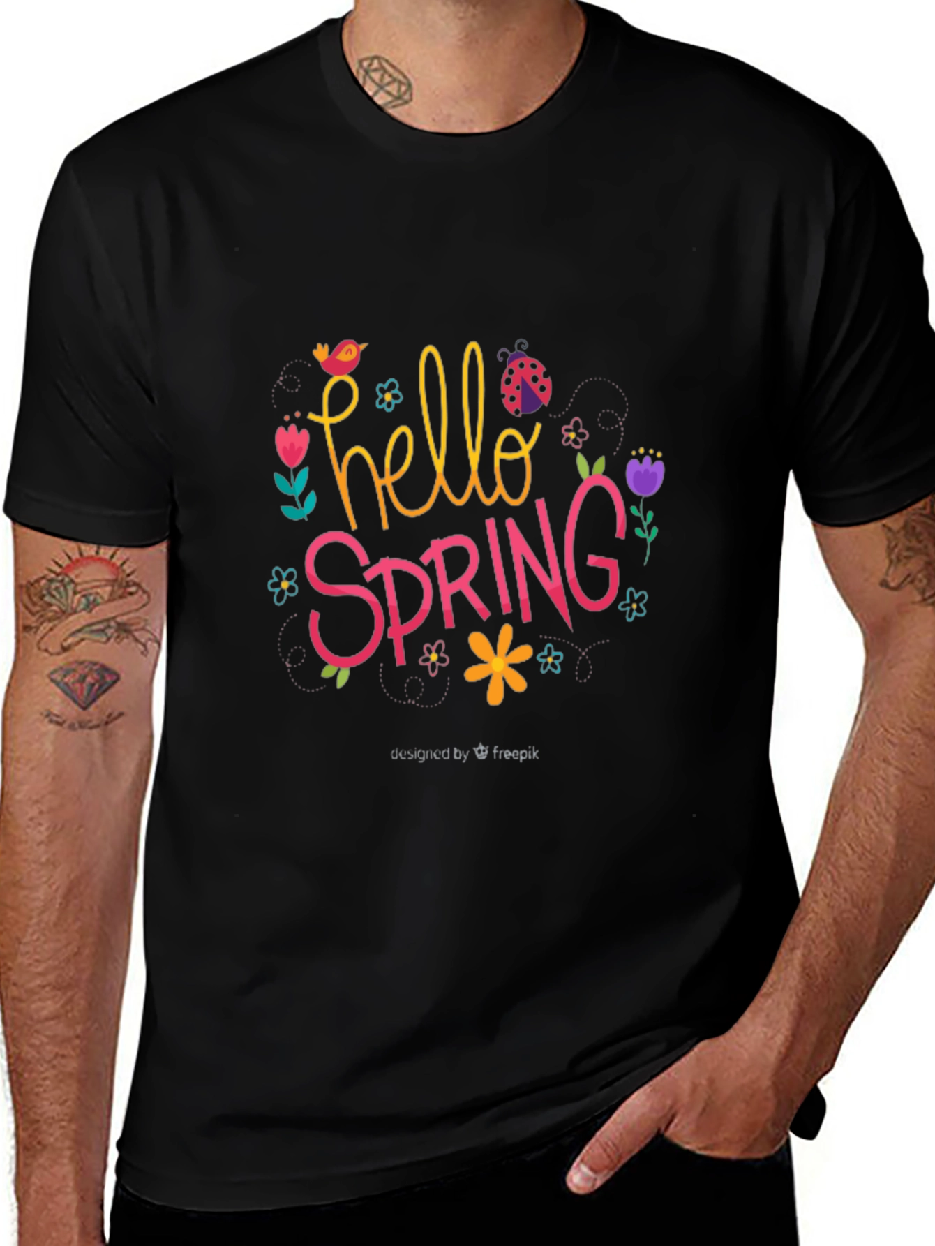 Hello Spring Graphic T-Shirt