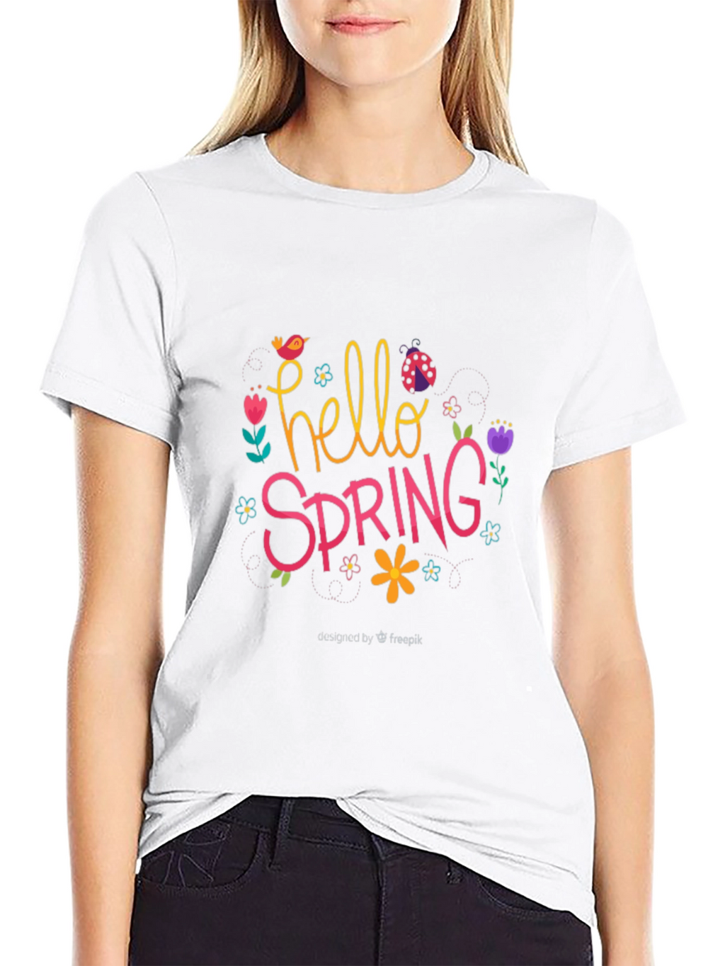 Hello Spring Graphic T-Shirt