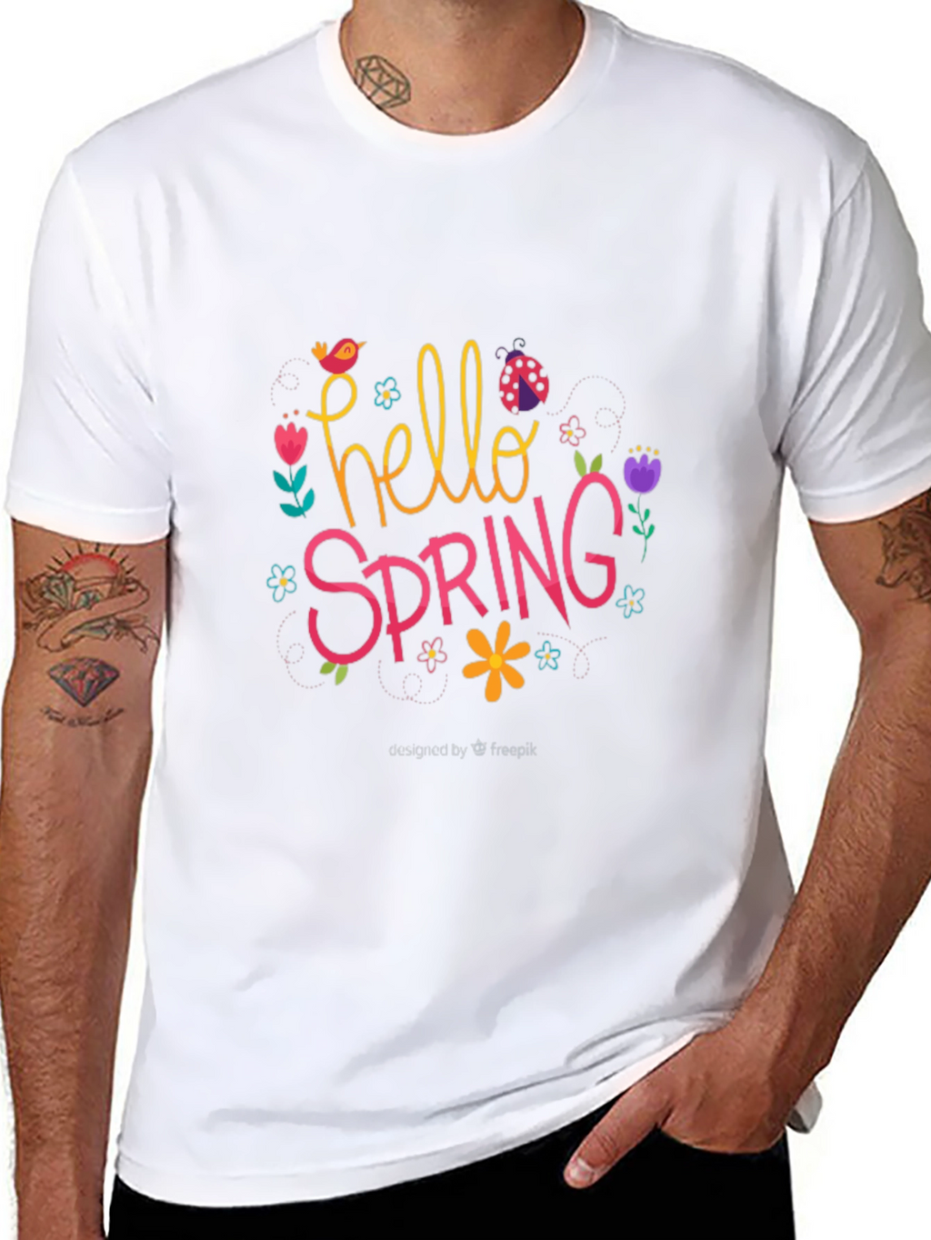 Hello Spring Graphic T-Shirt