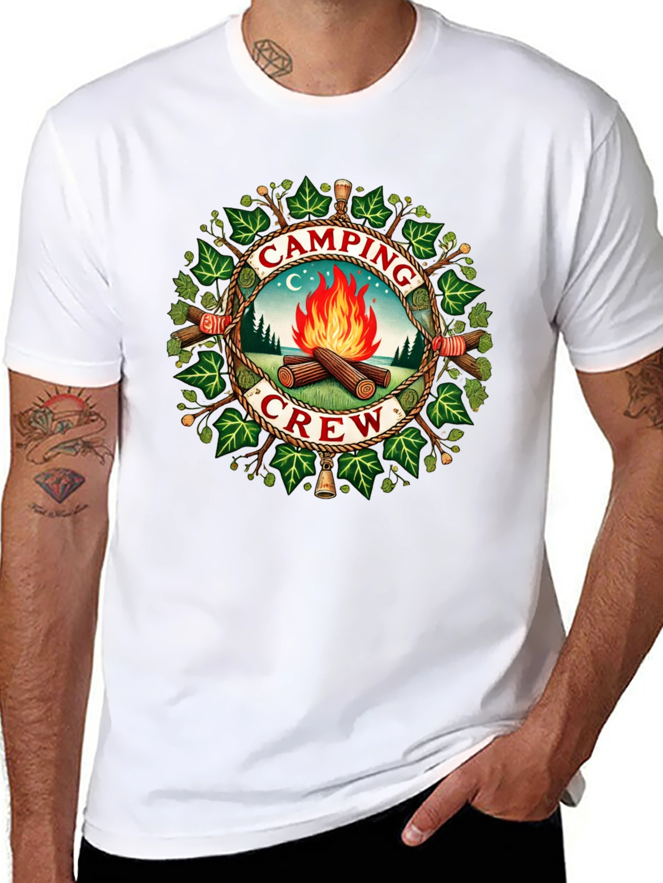 Camping Crew Graphic T-Shirt - Adventure Ready!