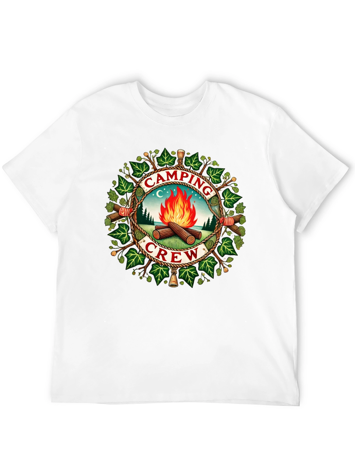 Camping Crew Graphic T-Shirt - Adventure Ready!