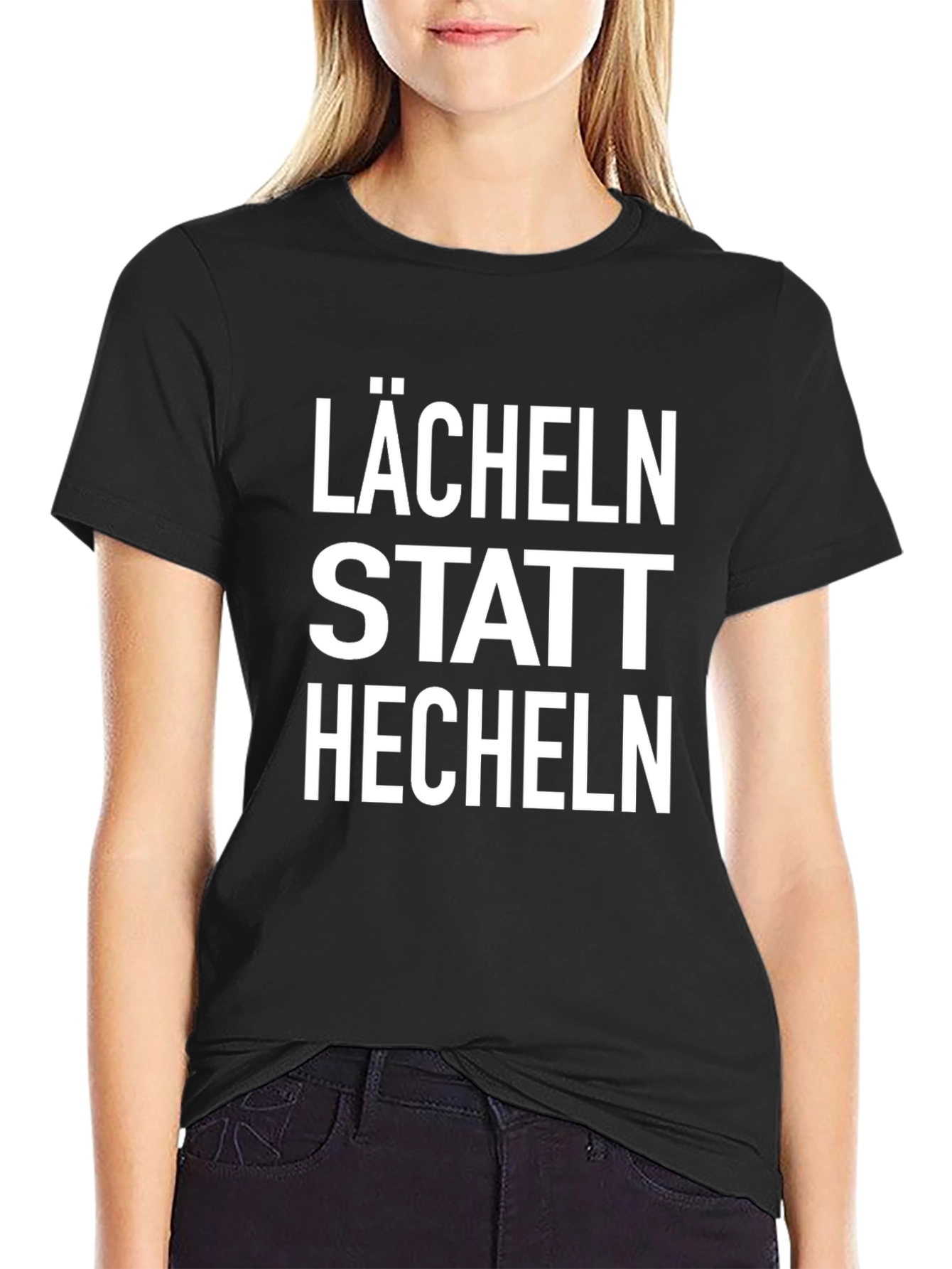 Lächeln Statt Hecheln Graphic Tee