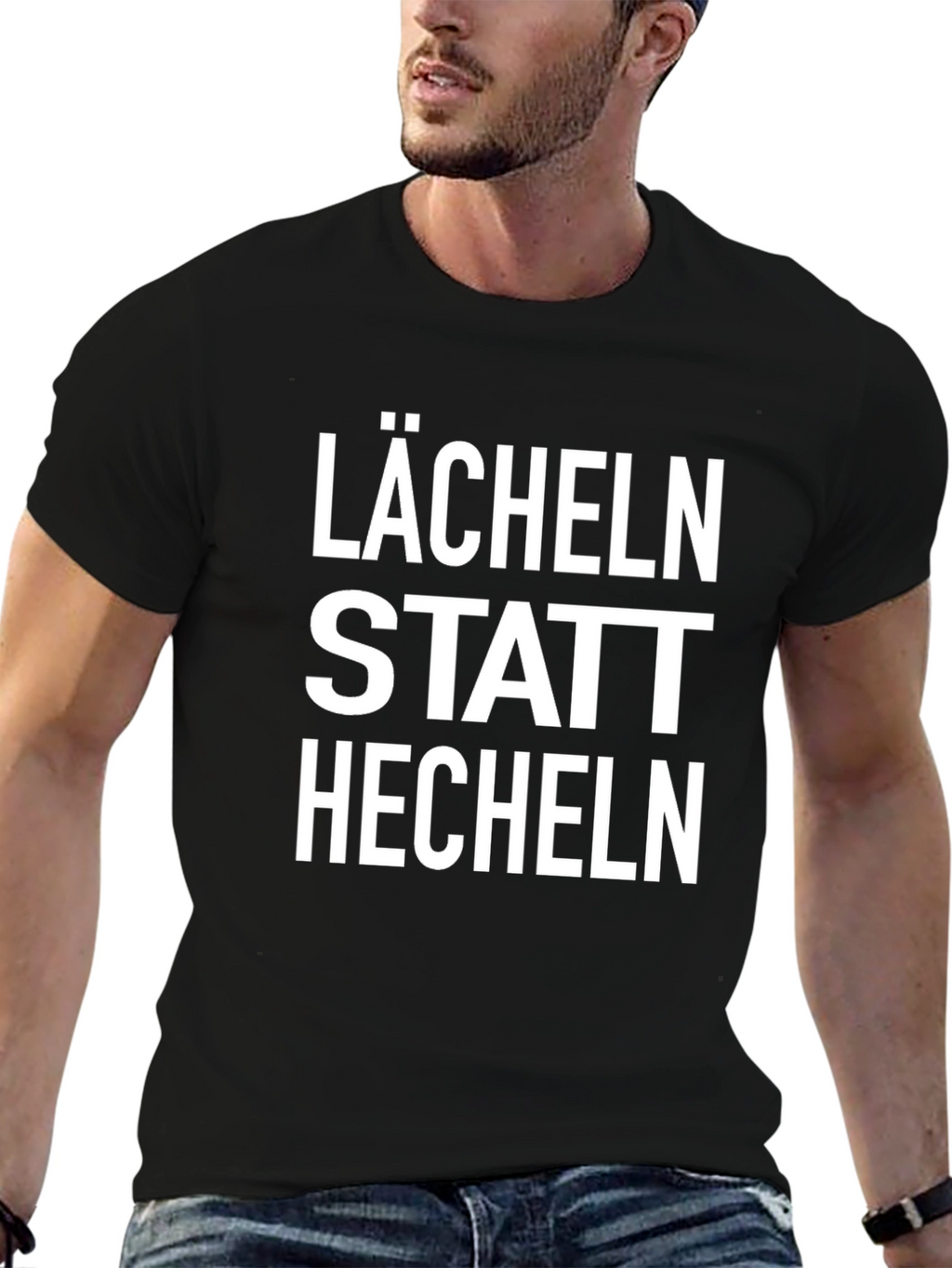 Lächeln Statt Hecheln Graphic Tee