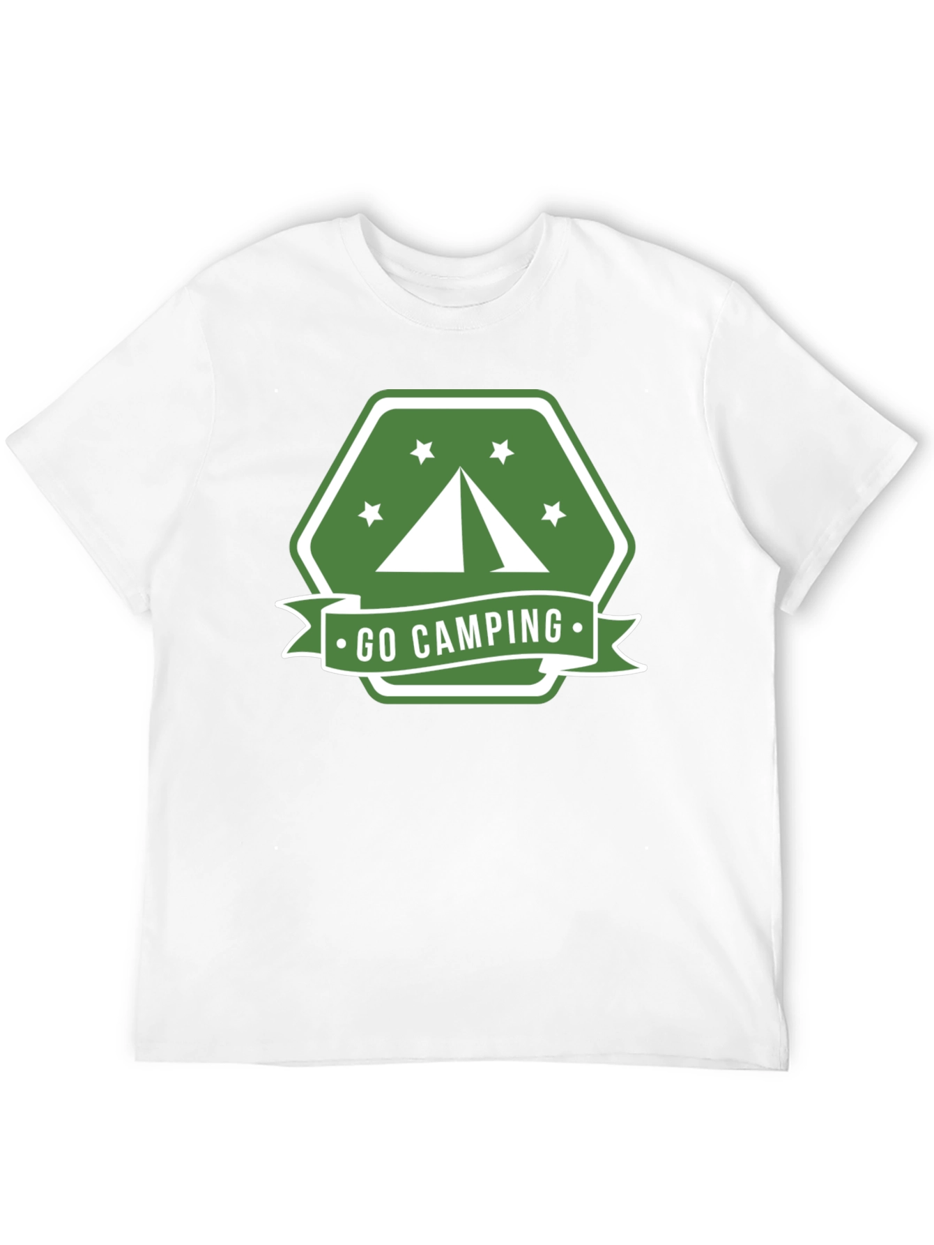 Go Camping Graphic Tee - Outdoor Adventure Shirt