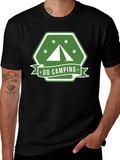 Go Camping Graphic Tee - Outdoor Adventure Shirt