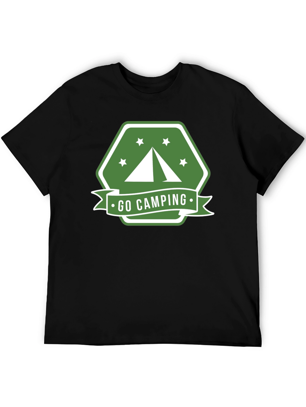 Go Camping Graphic Tee - Outdoor Adventure Shirt