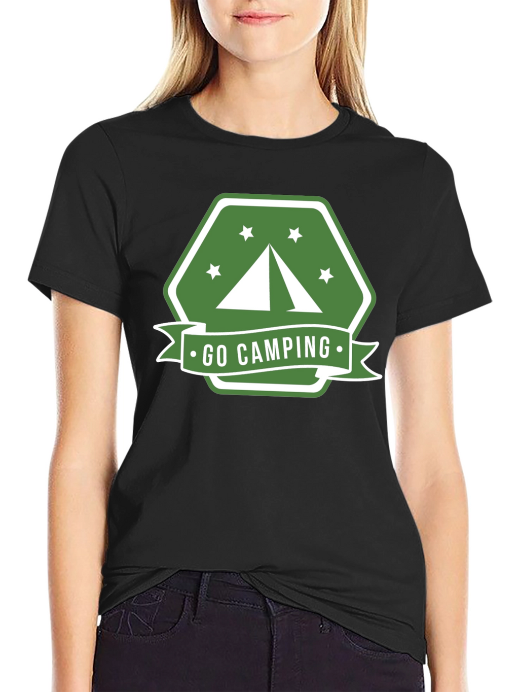 Go Camping Graphic Tee - Outdoor Adventure Shirt