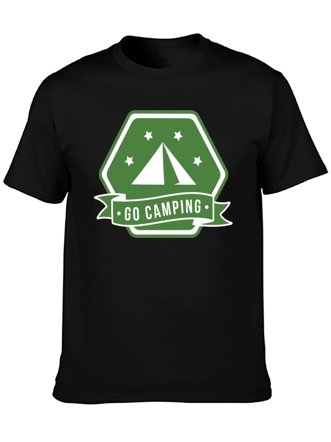 Go Camping Graphic Tee - Outdoor Adventure Shirt