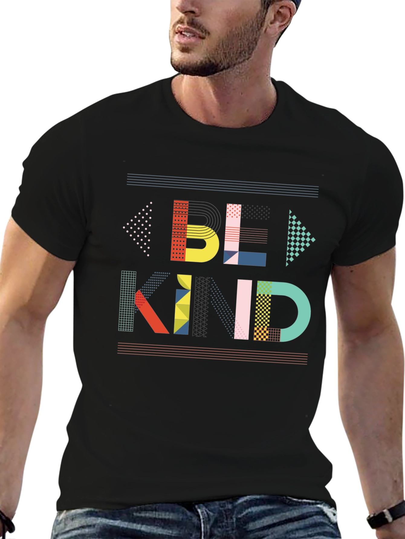 Be Kind Graphic Tee - Stylish Black T-Shirt