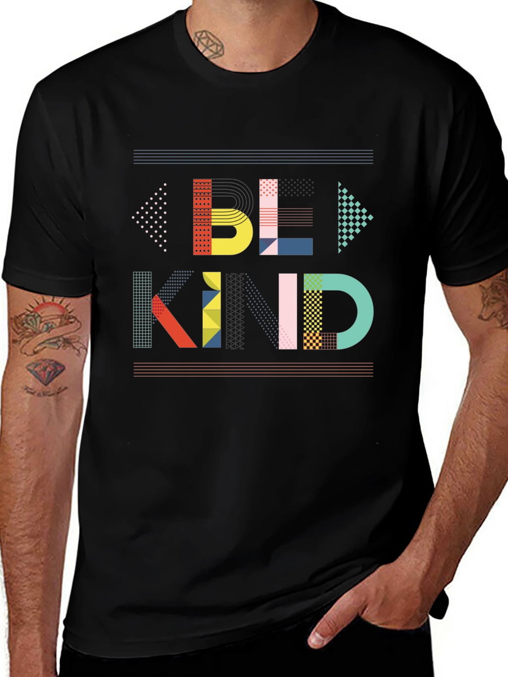 Be Kind Graphic Tee - Stylish Black T-Shirt