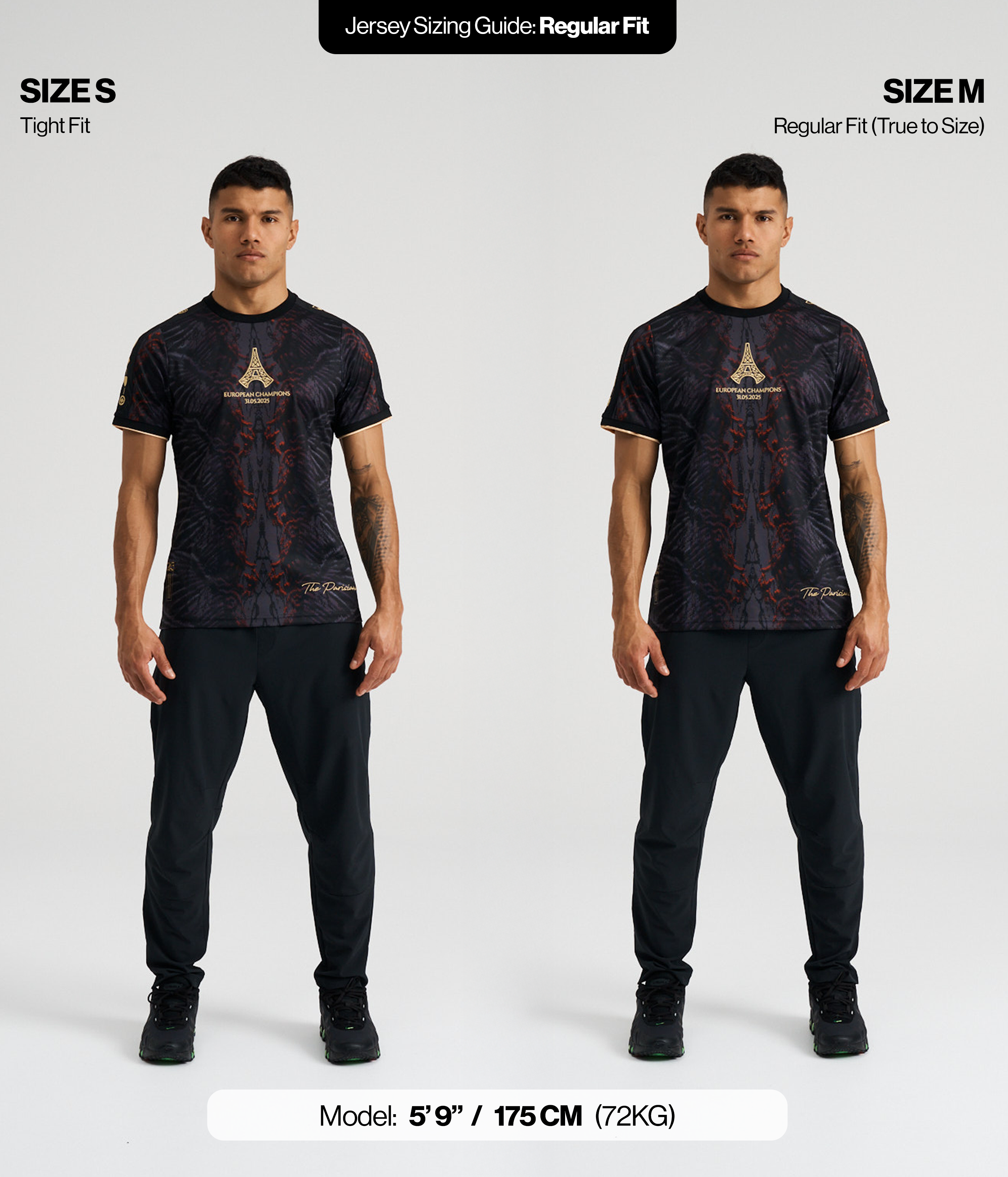 The Parisians (2025 European Champions) Jersey