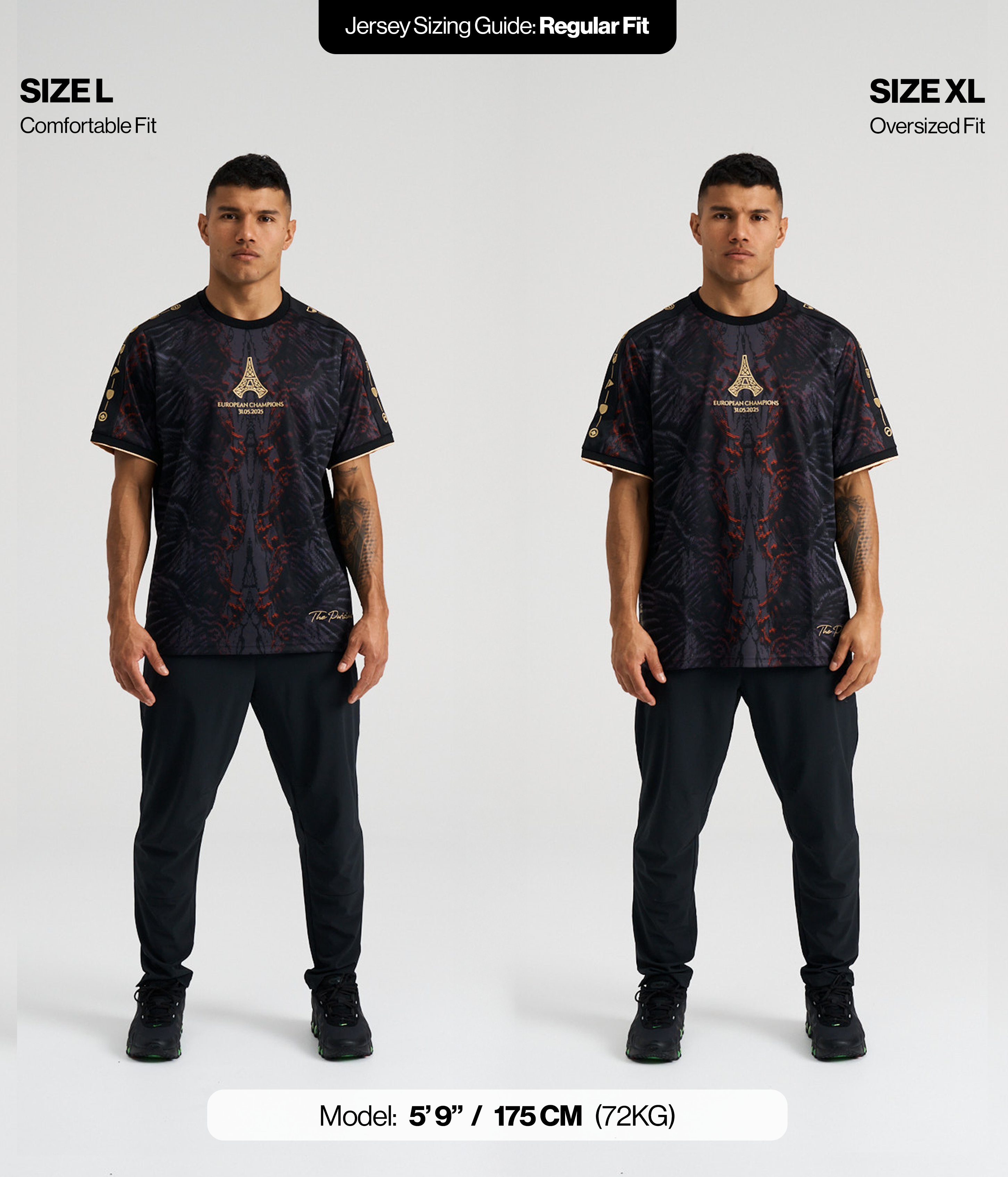 The Parisians (2025 European Champions) Jersey