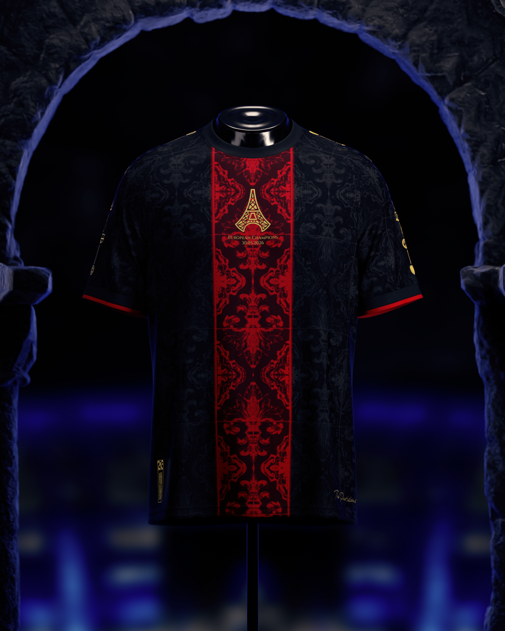 The Parisians (2026 European Champions) Away Jersey - Pre-Order (Late August)