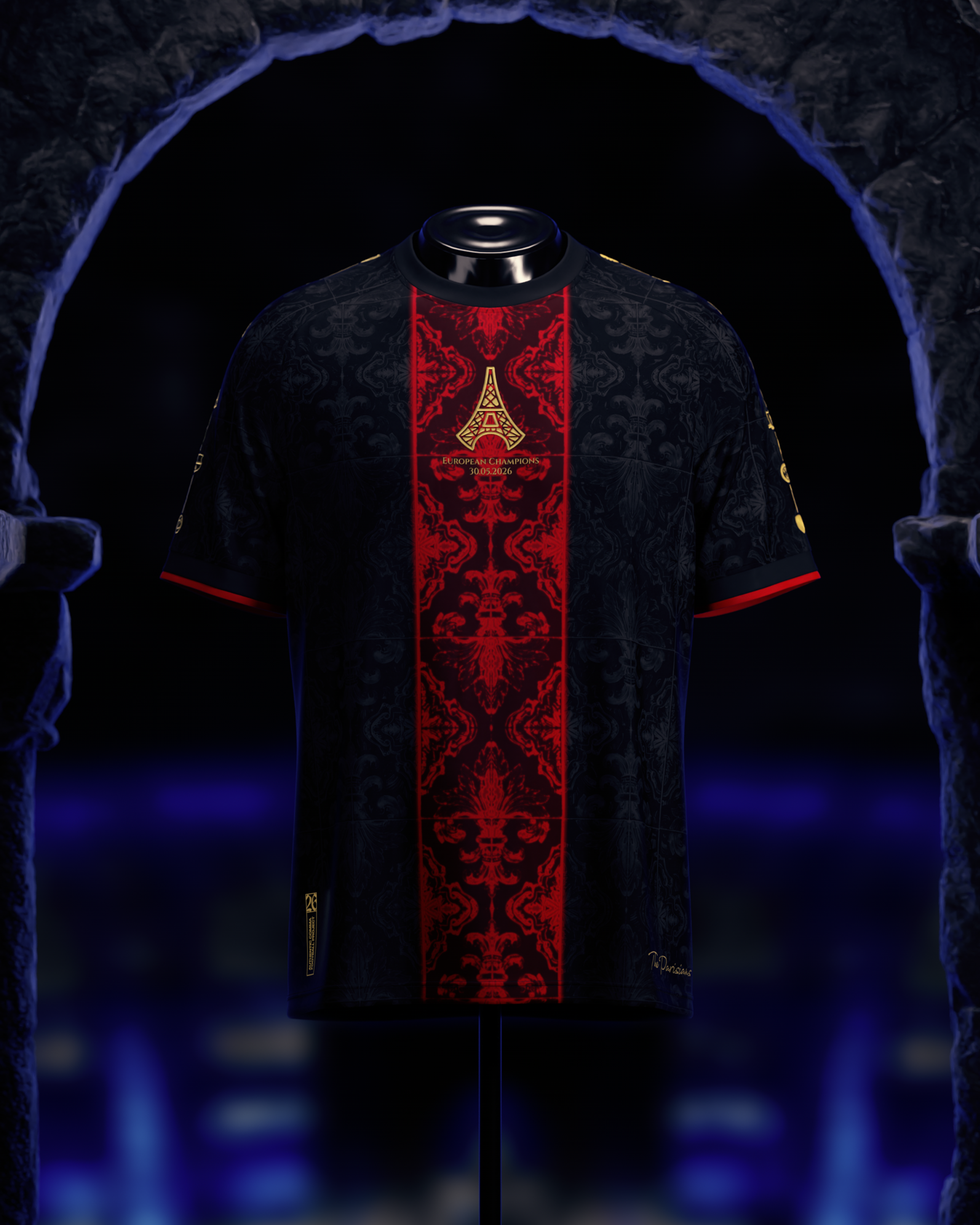 The Parisians (2026 European Champions) Away Jersey - Pre-Order (Late August)