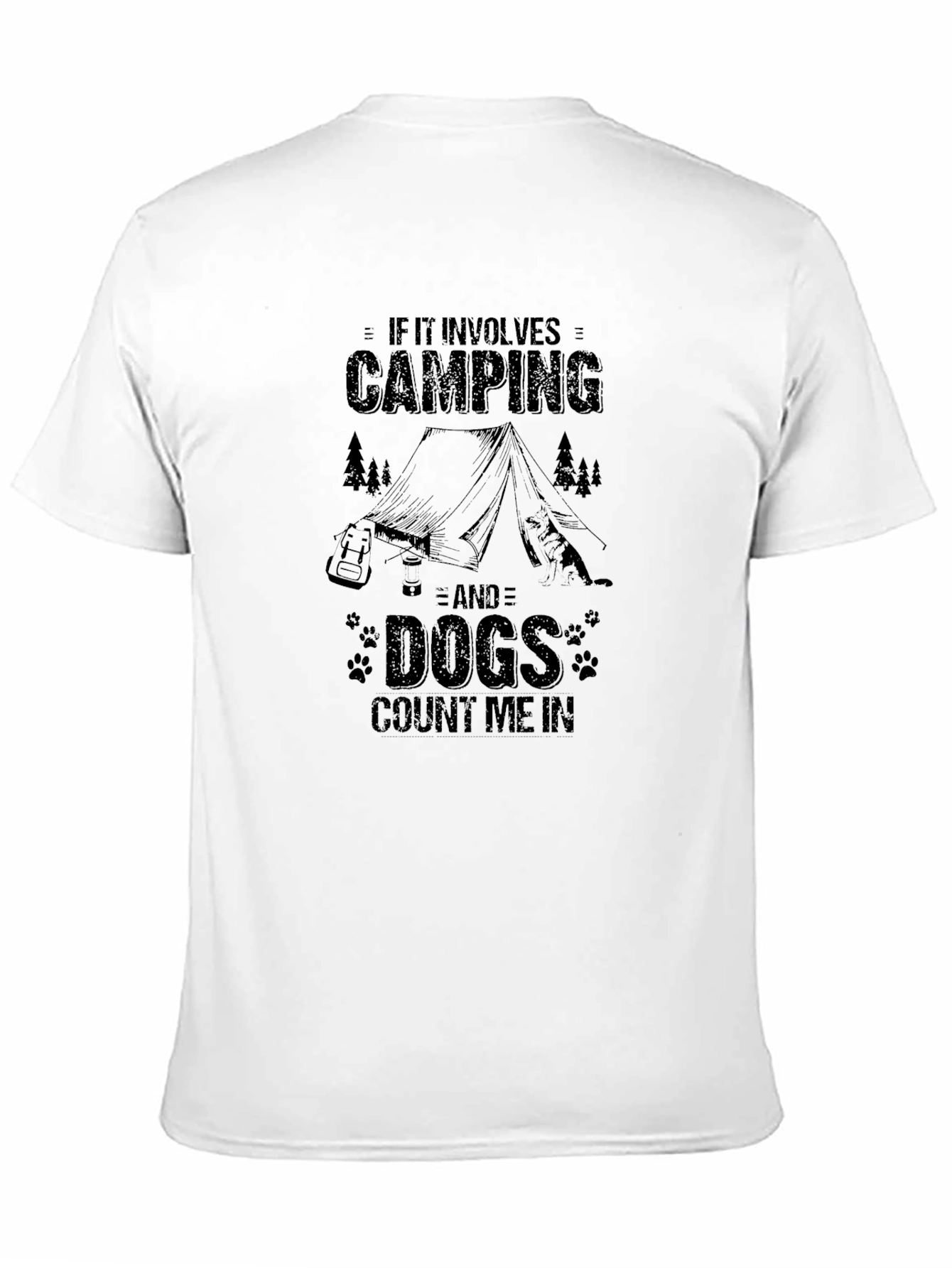 Camping & Dogs T-Shirt: Count Me In!