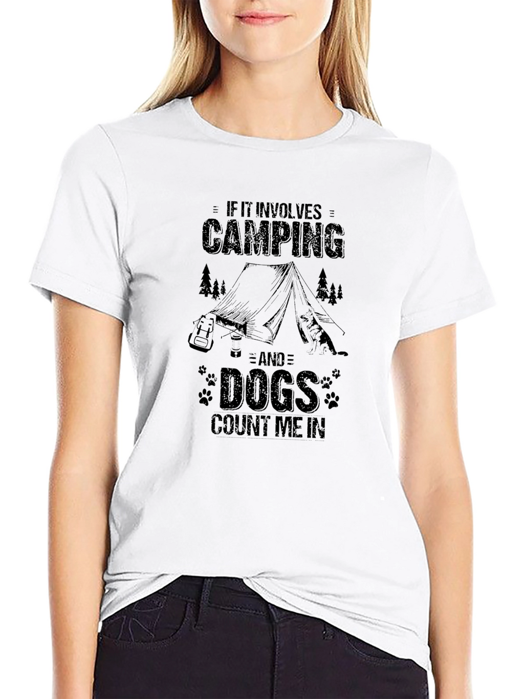 Camping & Dogs T-Shirt: Count Me In!