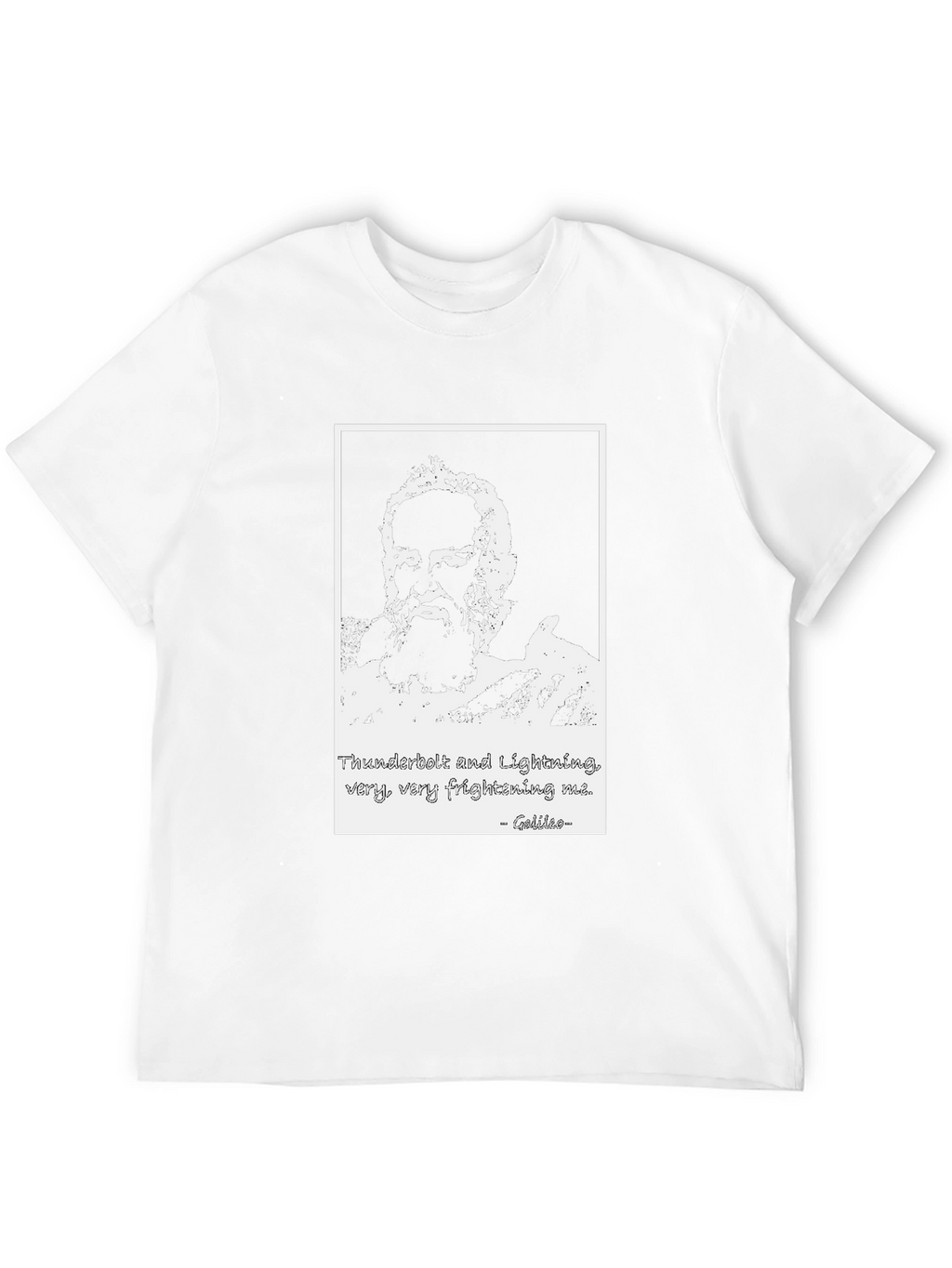 Galileo Thunderbolt Funny Graphic T-Shirt