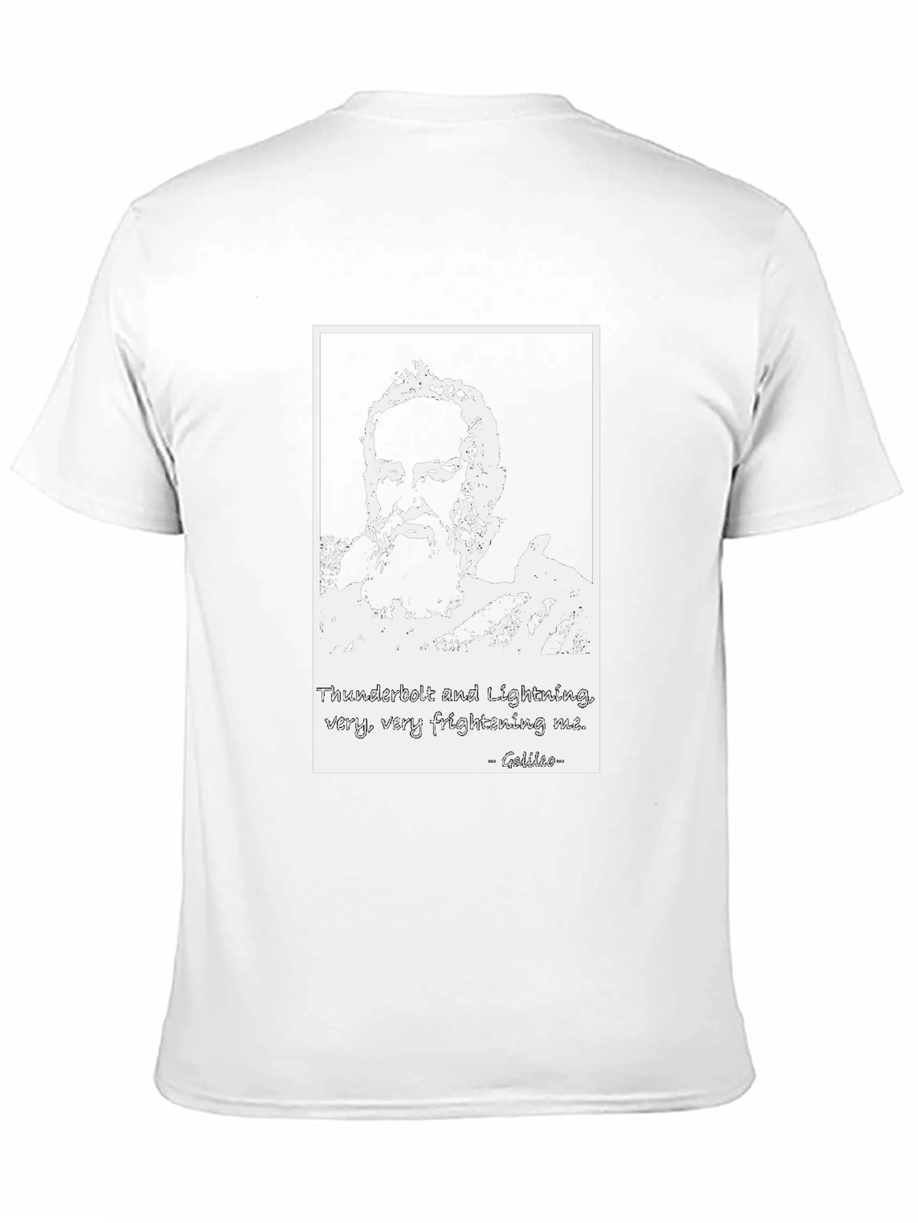 Galileo Thunderbolt Funny Graphic T-Shirt