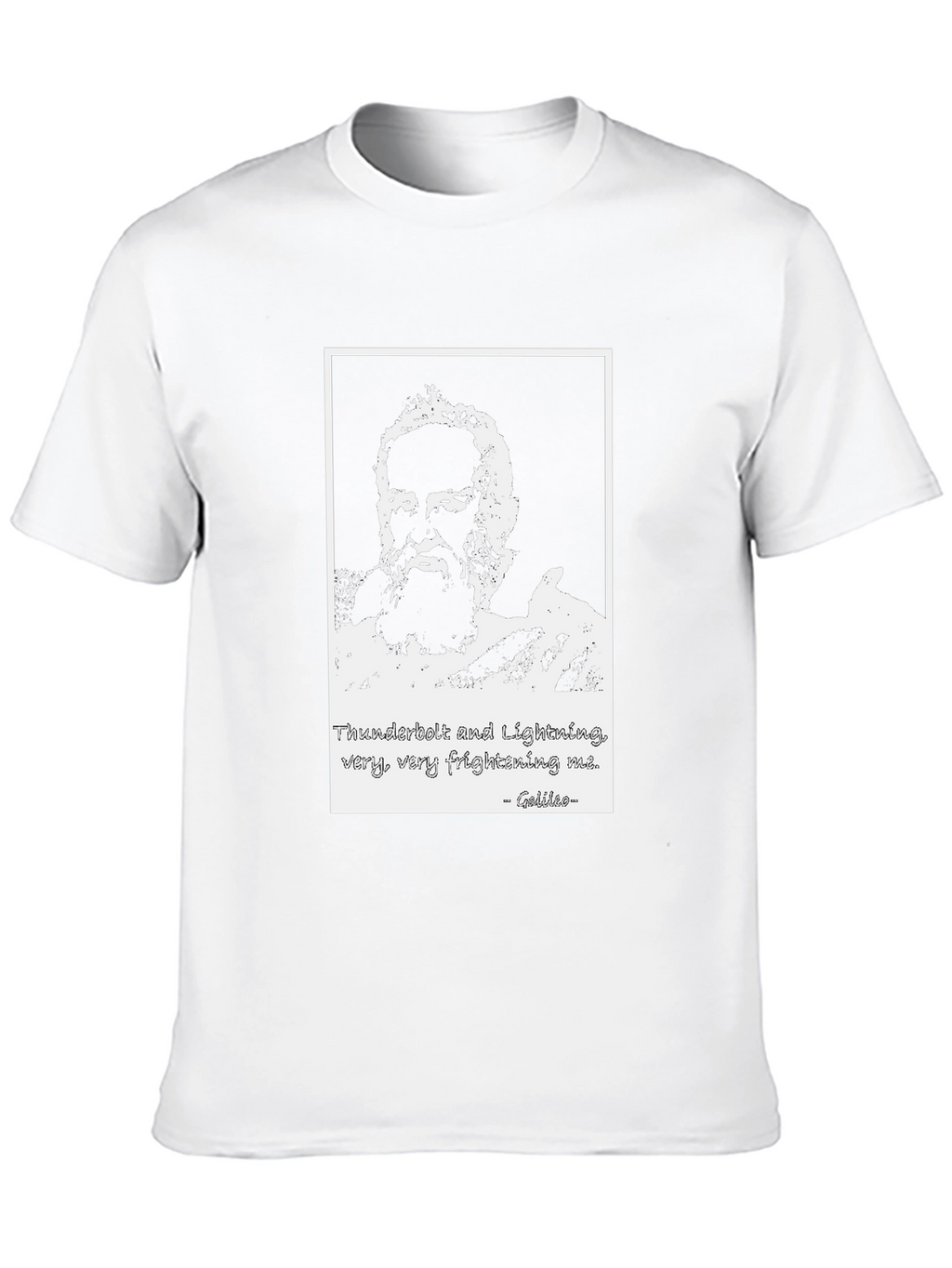 Galileo Thunderbolt Funny Graphic T-Shirt