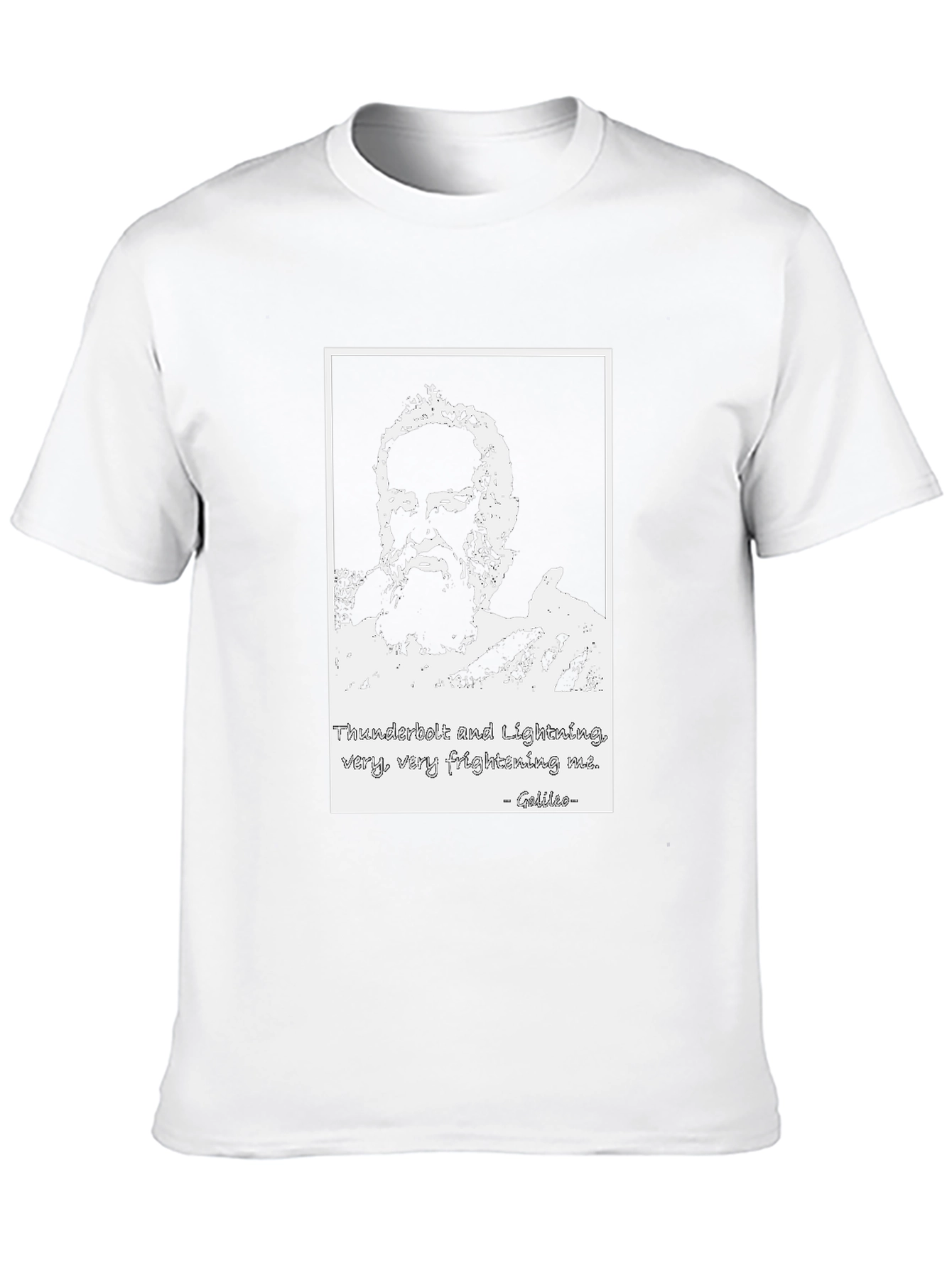 Galileo Thunderbolt Funny Graphic T-Shirt
