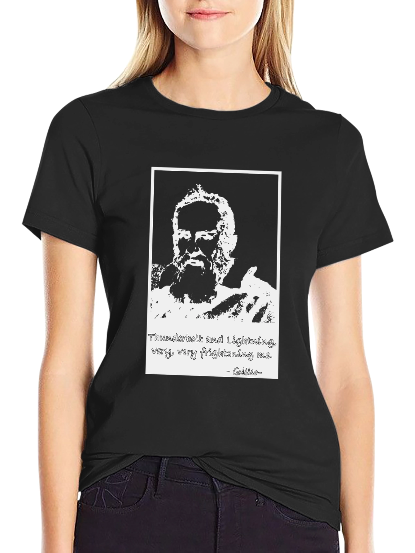 Galileo Thunderbolt Funny Graphic T-Shirt