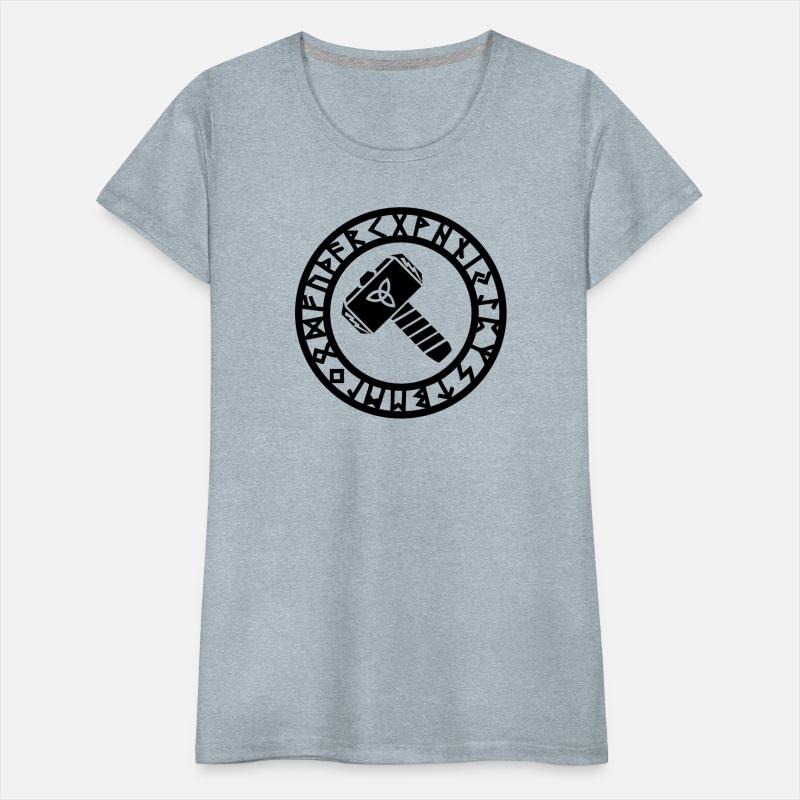 Thors Hammer, Runes, Triquetra, Mjolnir, Pagan