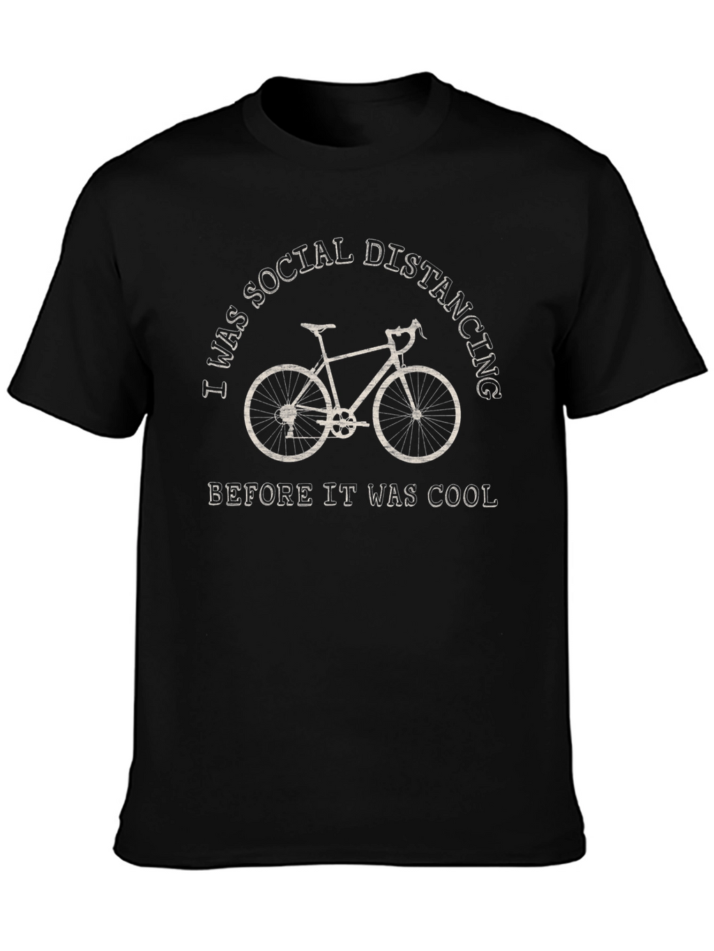 Social Distancing Bike T-Shirt
