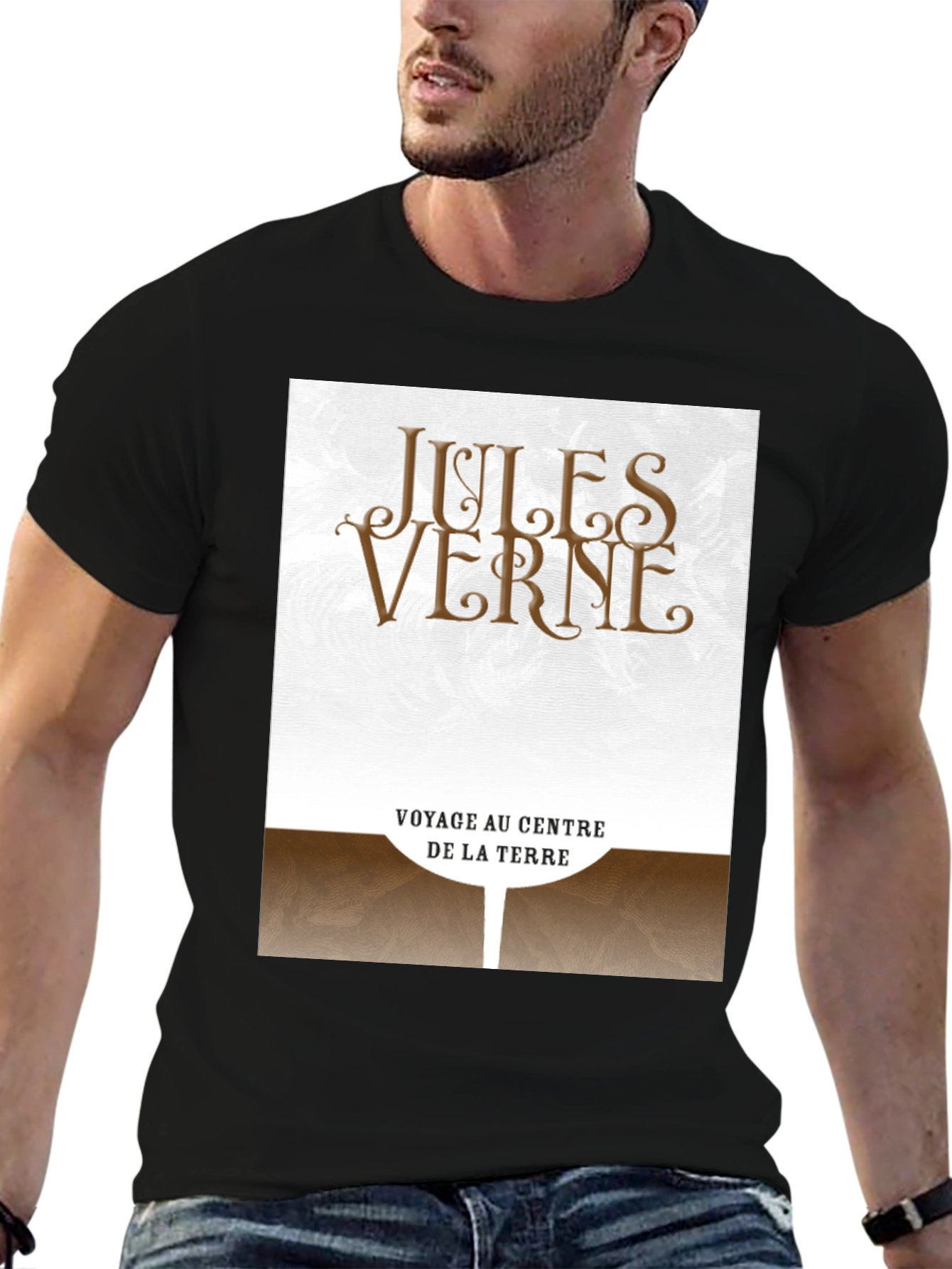 Jules Verne Voyage Au Centre De La Terre Graphic Tee